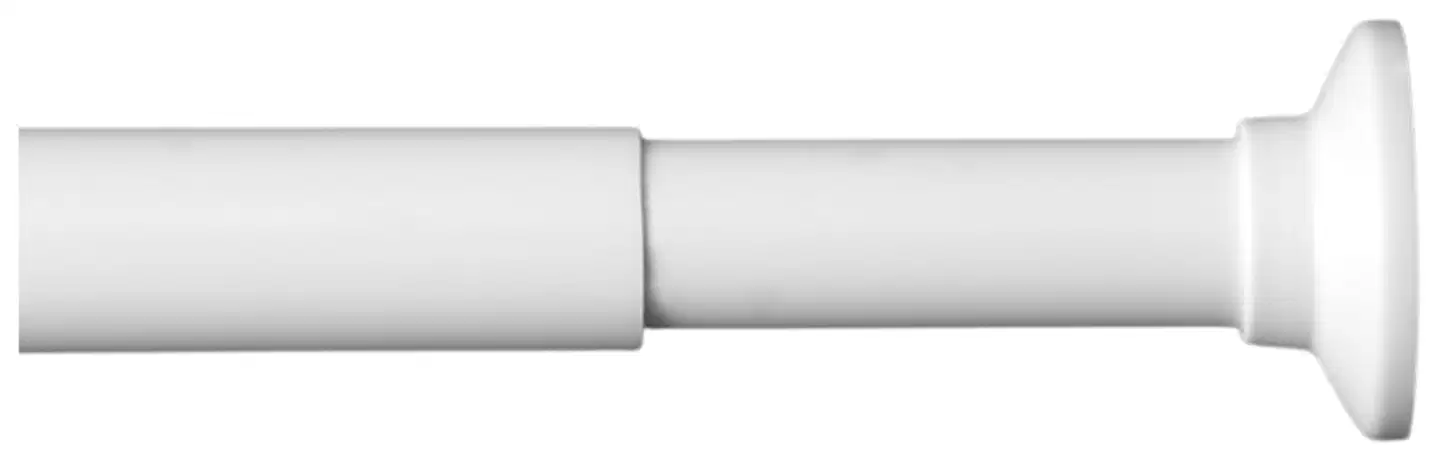 Ihanin suihkuverhotanko valkoinen 125-220 17/20mm - 1