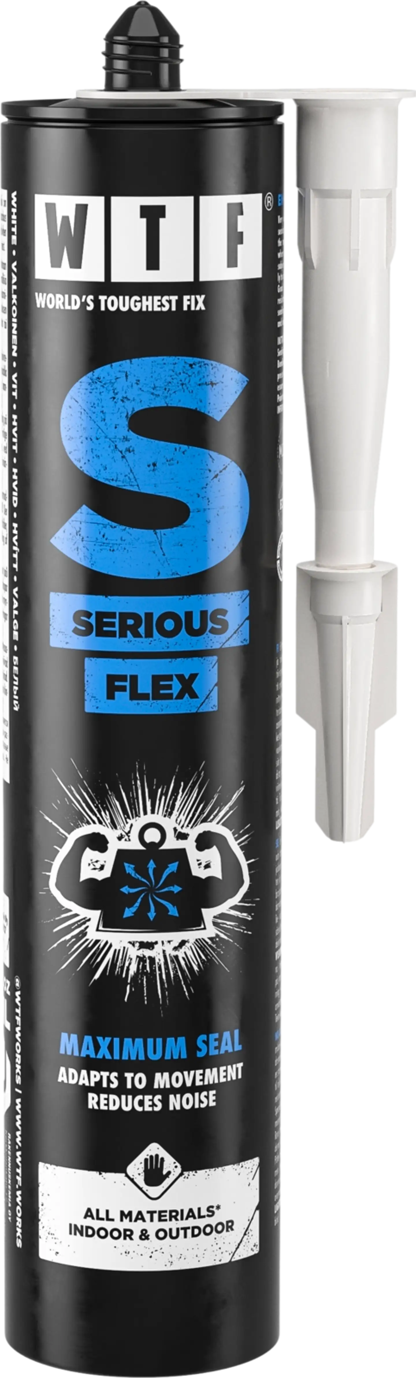 WTF Saumausmassa S Serious Flex 310ml valkoinen