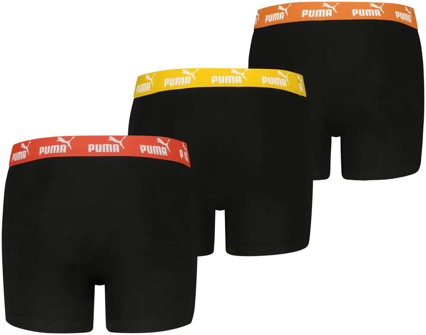 PUMA lasten bokserit 3 kpl Elements musta/musta/musta 701230429 - Red / Black - 2