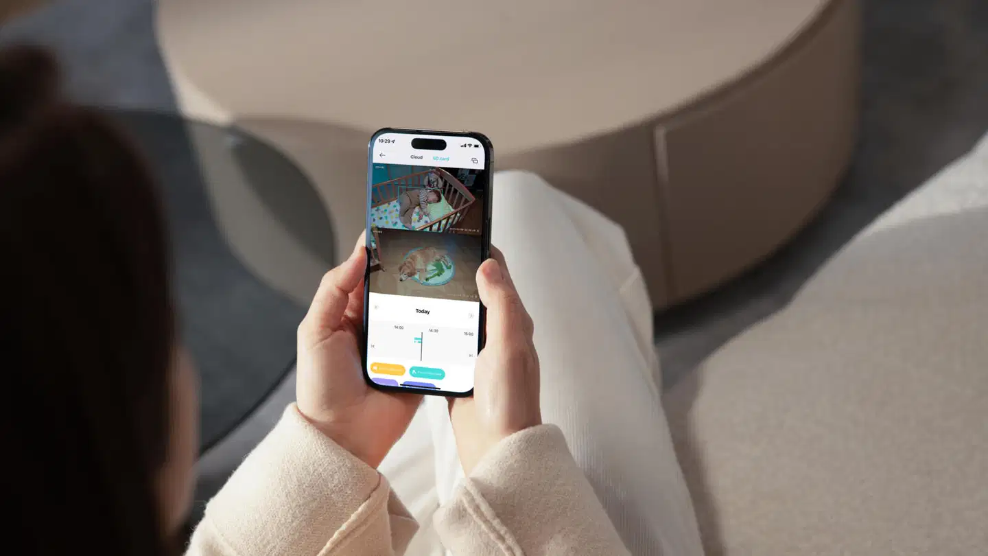 Imilab C30 Dual 3K+3K WiFi -valvontakamera kahdella objektiivilla sisäkäyttöön CMSXJ111A - 71