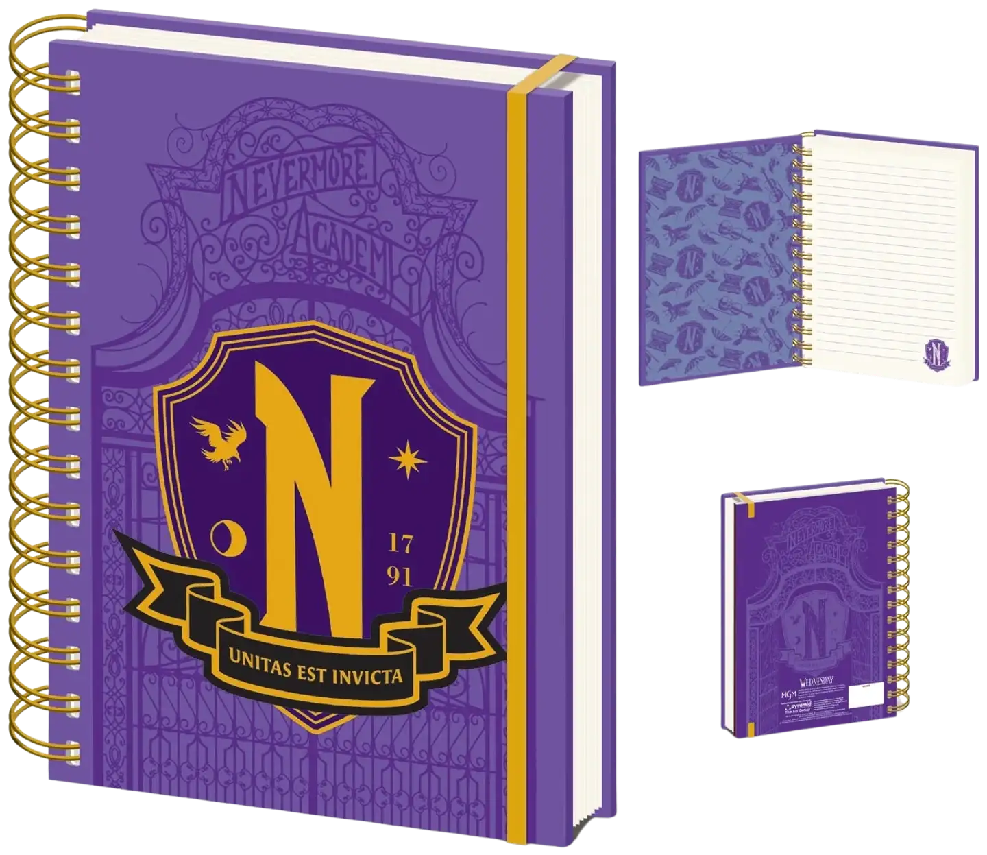 Wednesday (Nevermore Shield) A5 kierrekansivihko
