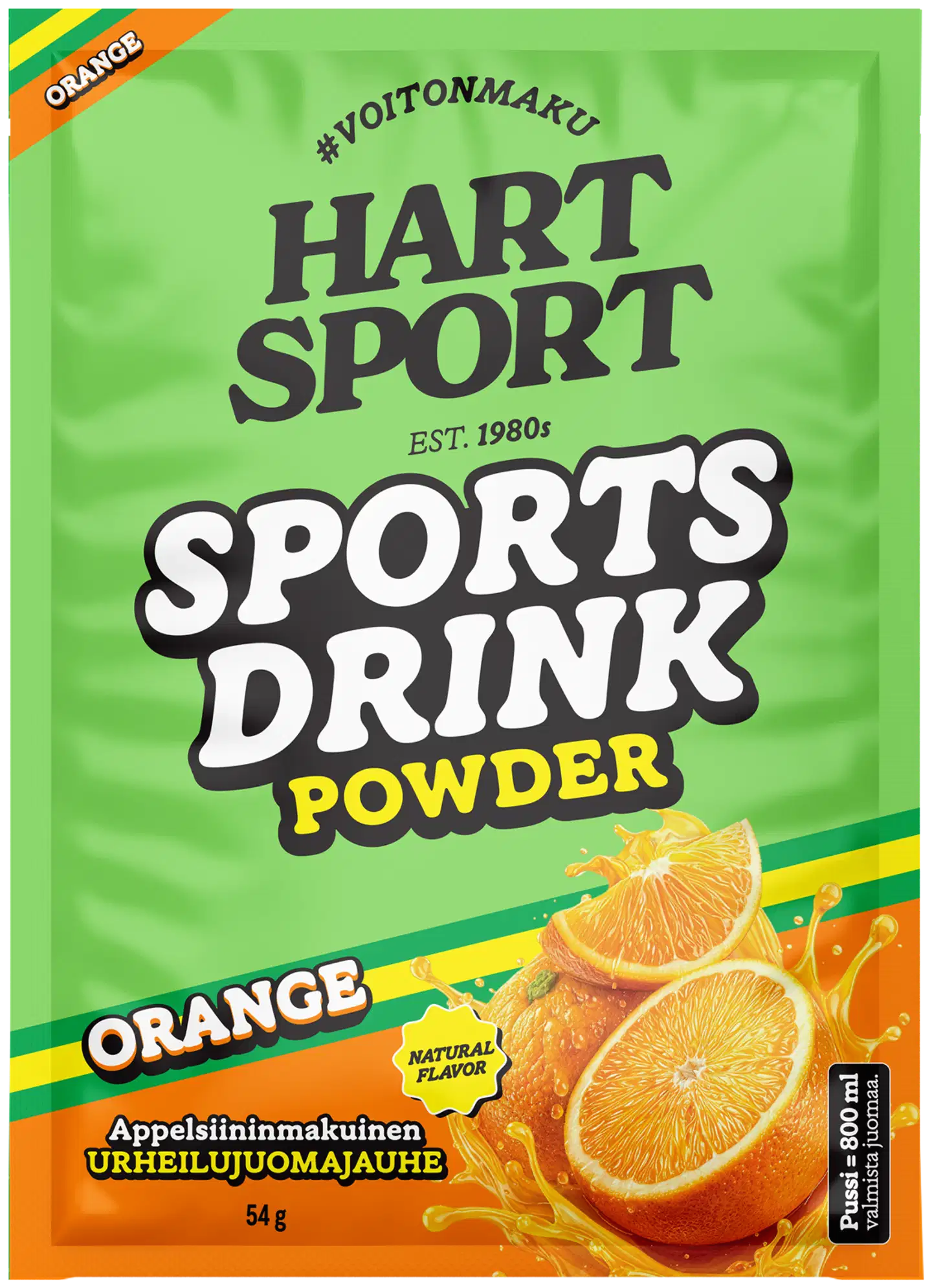 HartSport Urheilujuomajauhe Appelsiini 54g