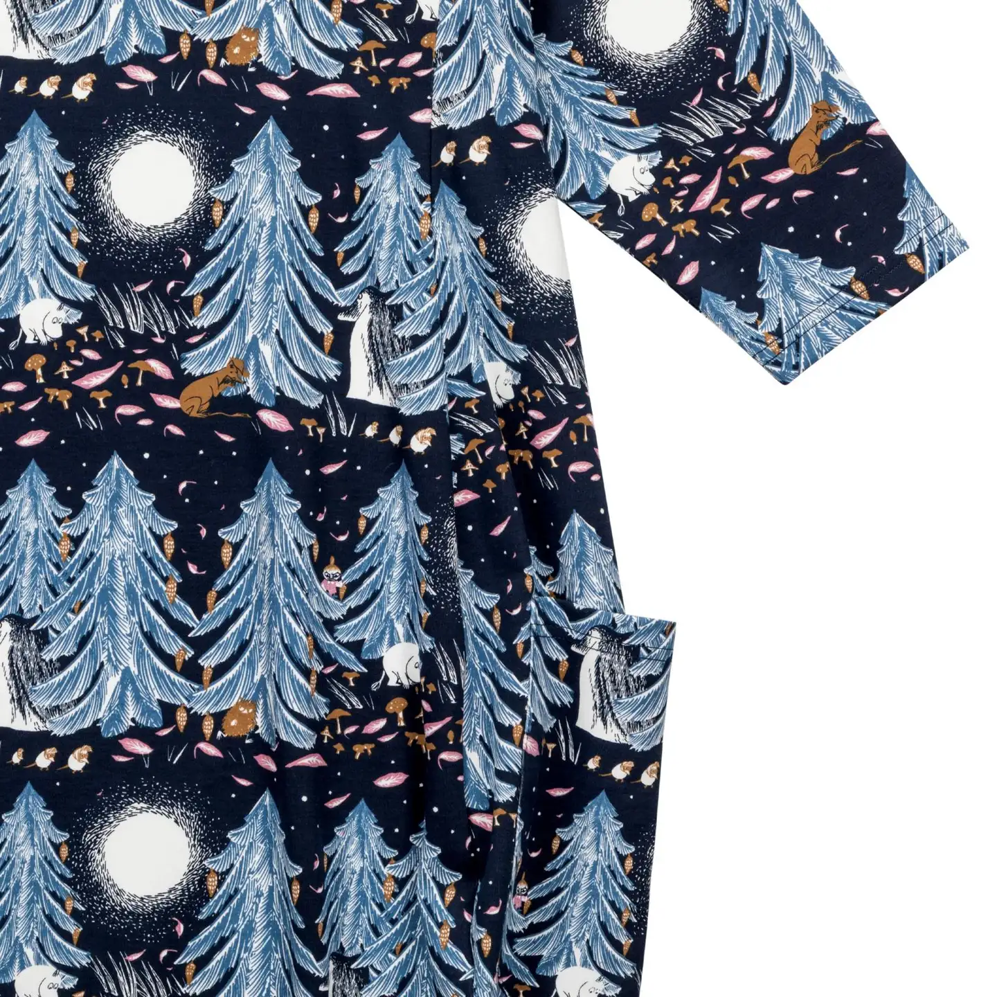 Muumi naisten mekko Iida Ikimetsä 589696 - SININEN - 3