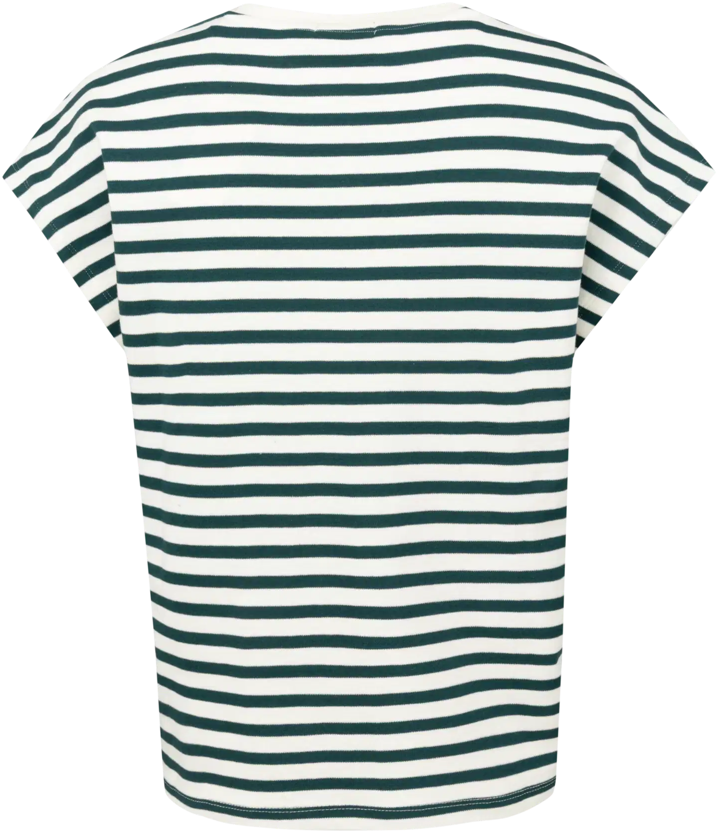 House naisten raidallinen t-paita 213H261701 - green white - 2