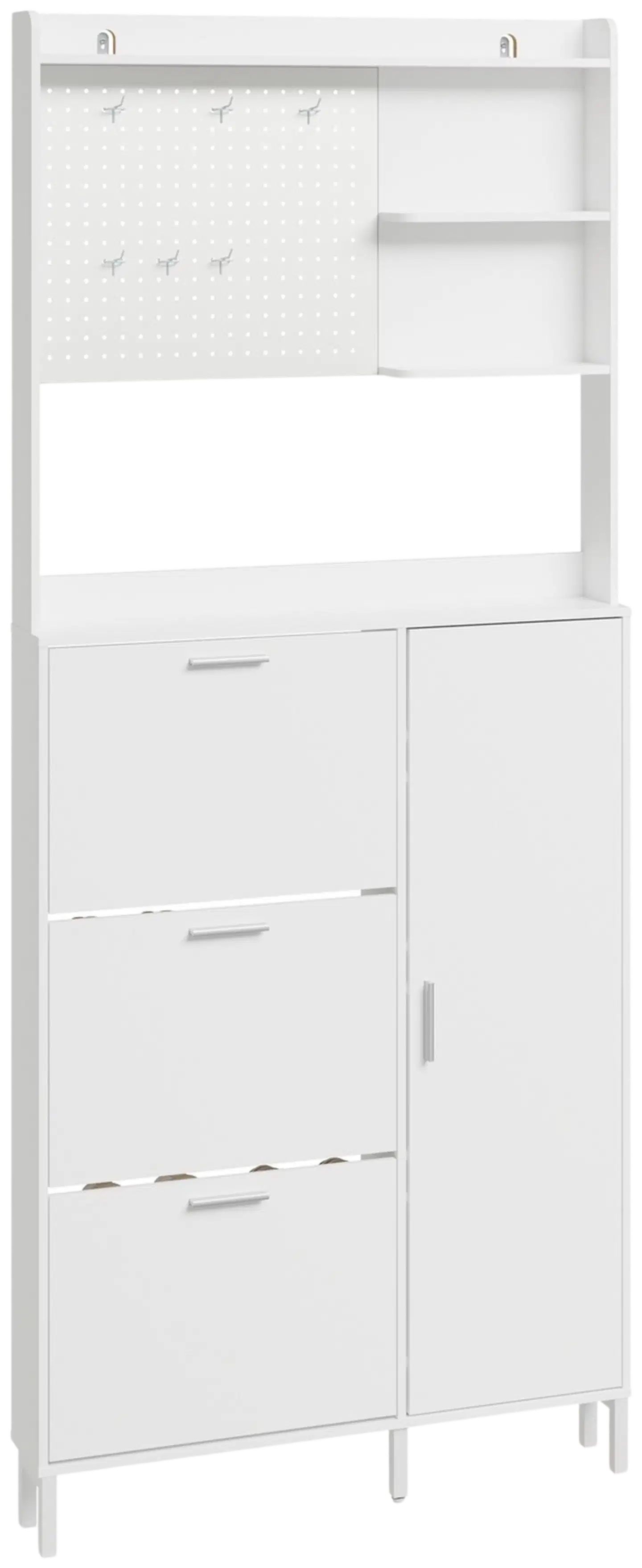 SoBuy kenkäkaappi valkoinen FSR232-W - 1