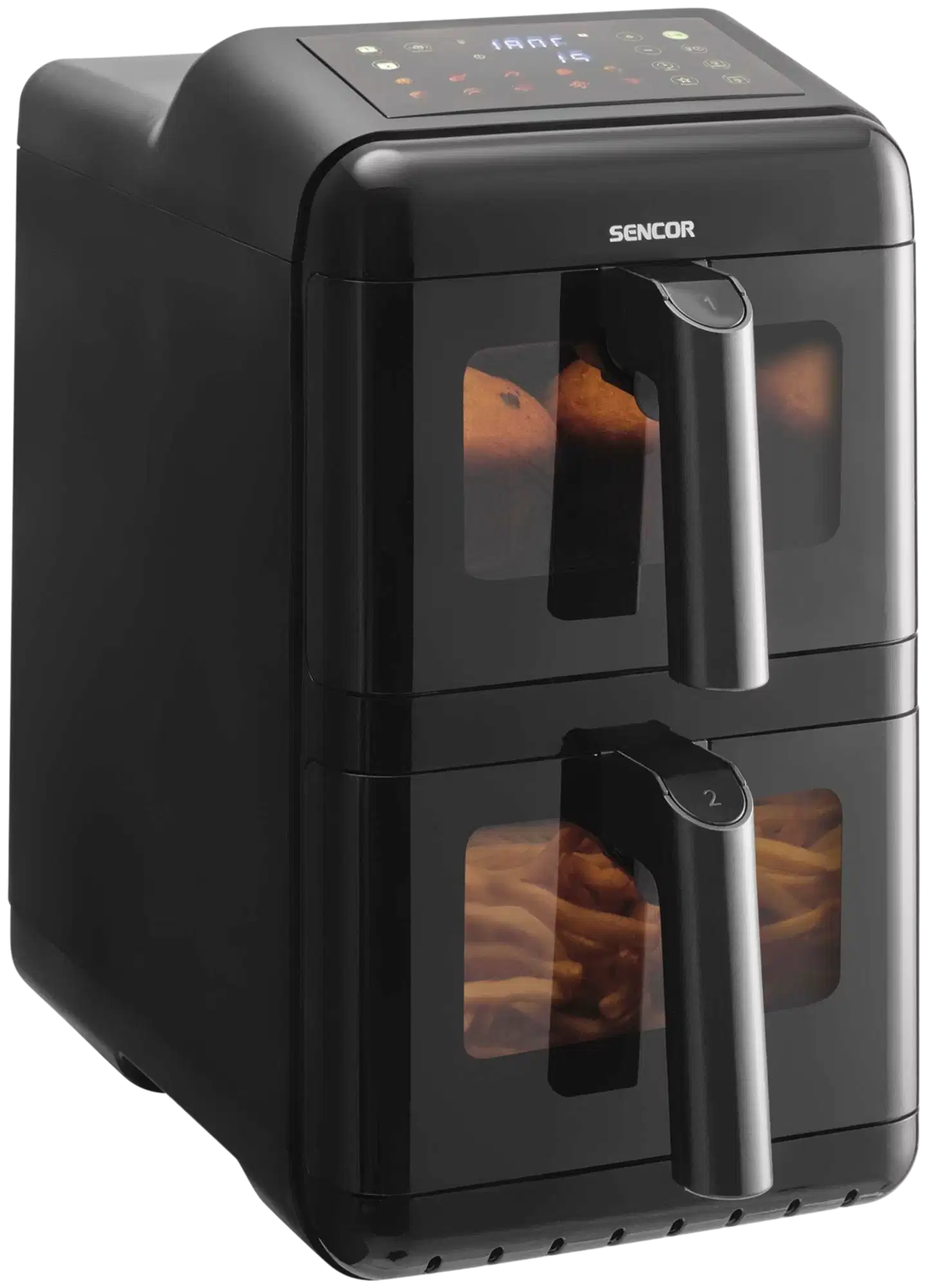 SENCOR Dual Air Fryer kiertoilmakypsennin SFR 1250BK - 3