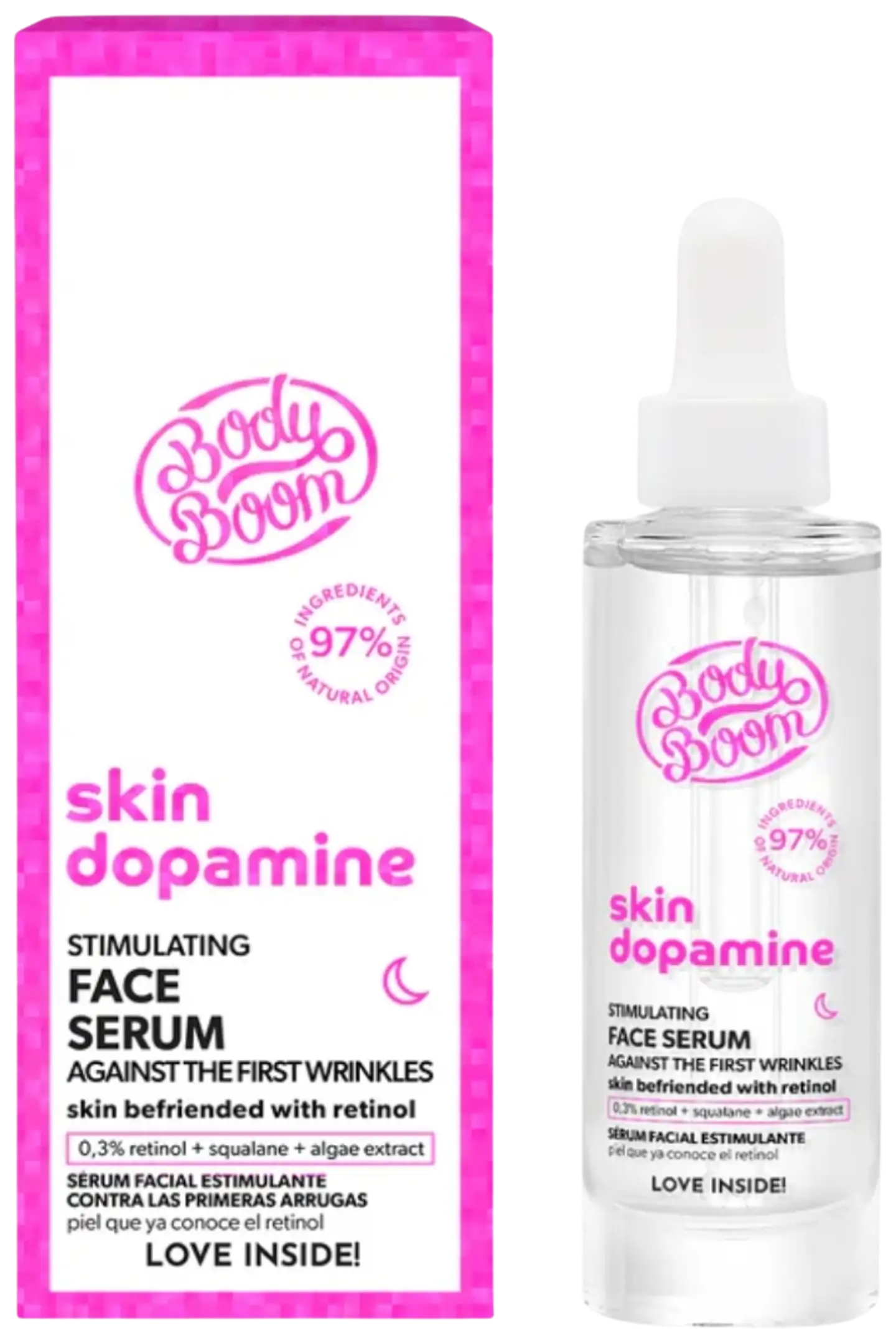 BodyBoom skin dopamine stimuloiva 0,30 % retinolikasvoseerumi 30ml