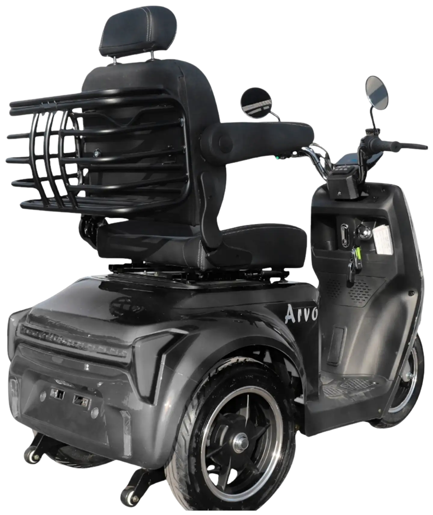 Arvo senioriskootteri P700 musta - 3