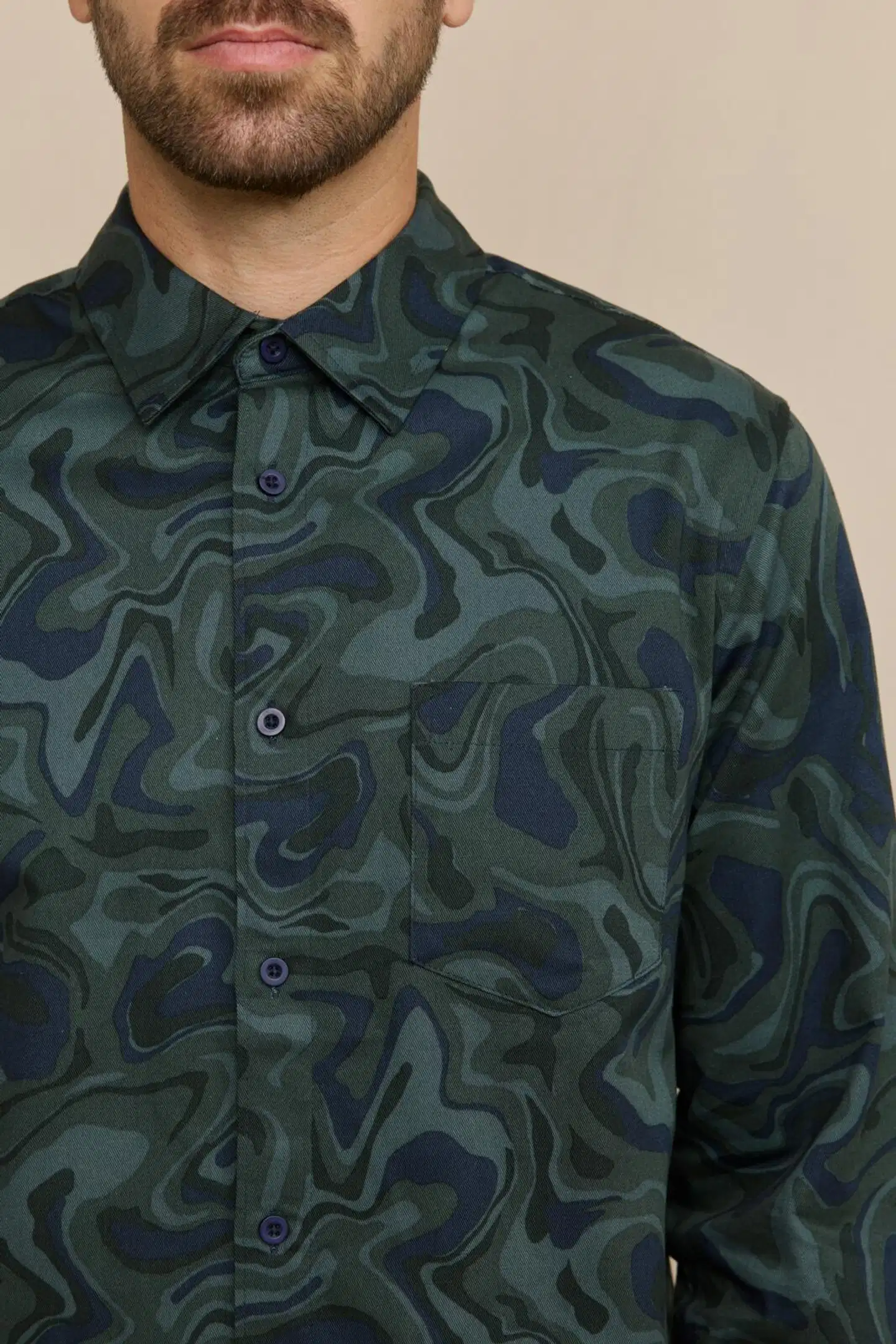 Finlayson miesten paita Marmori - Camo - 6