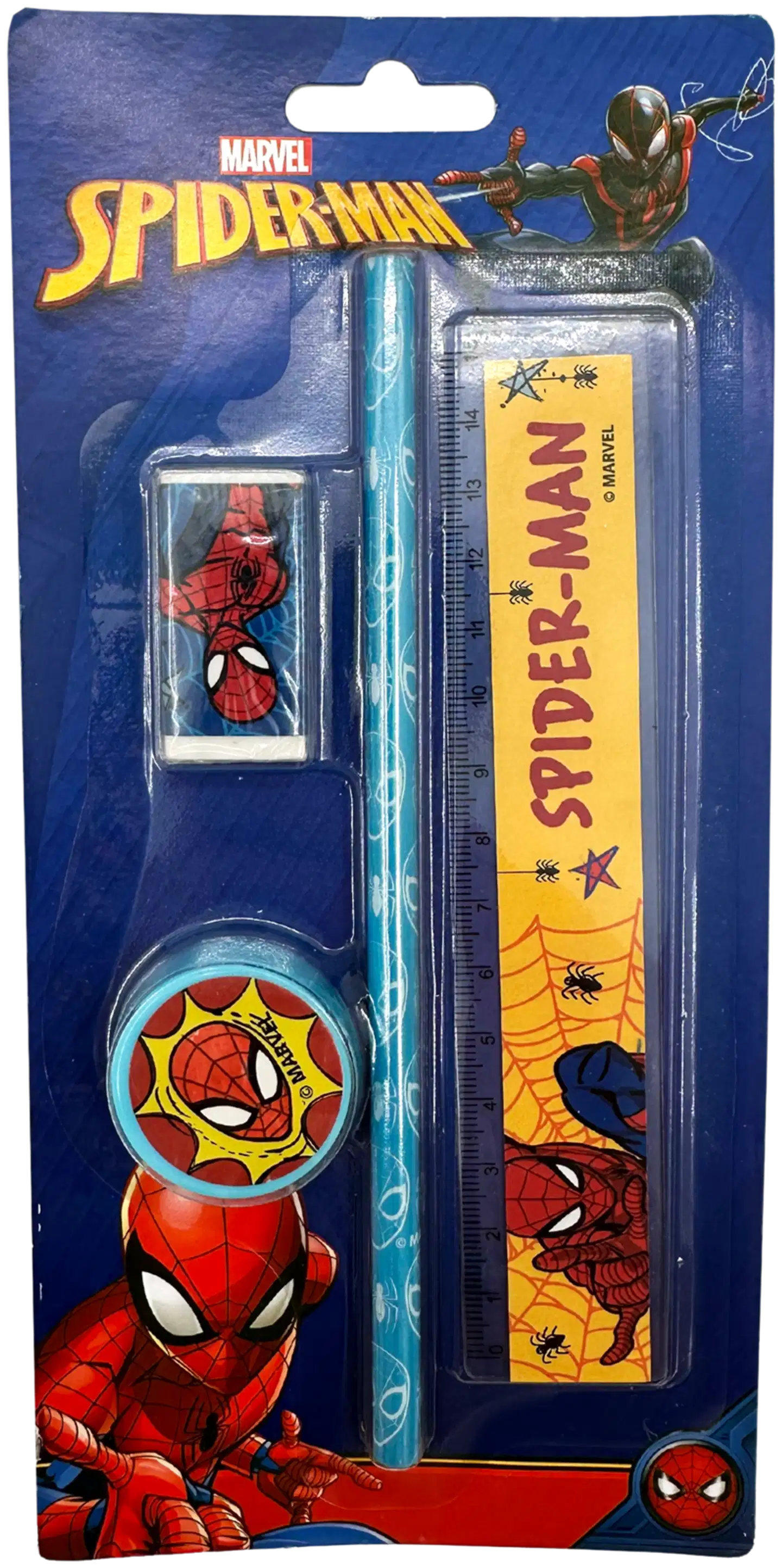 Spider-Man kirjoitussetti 4 os.