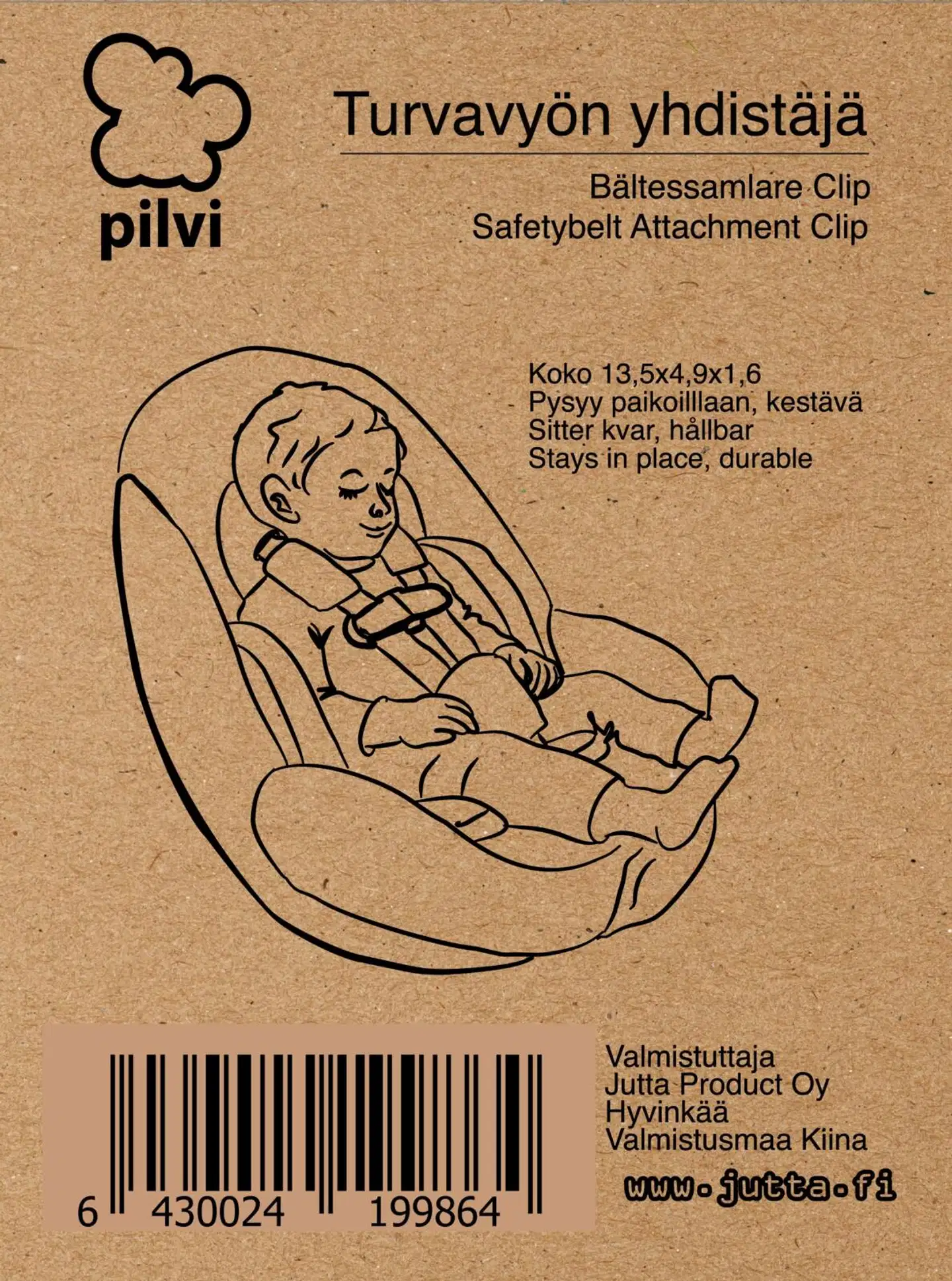 Pilvi turvavyön yhdistäjä - 5