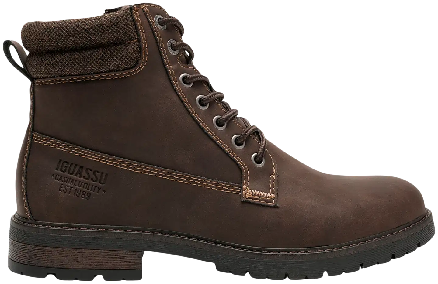 Iguassu miesten talvinilkkurit käännettävillä nastoilla Bruno Classic WL Brown - Brown - 1