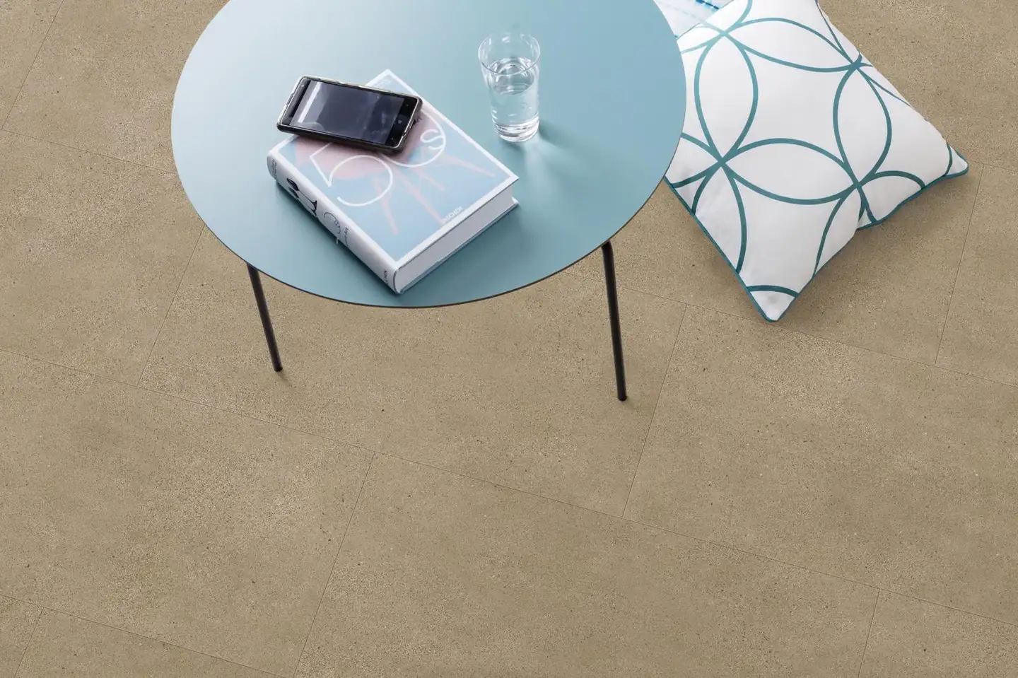 Gerflor vinyylilankku Creation 55 Clic Acoustic Backyard Taupe 19dB KL33 - 2