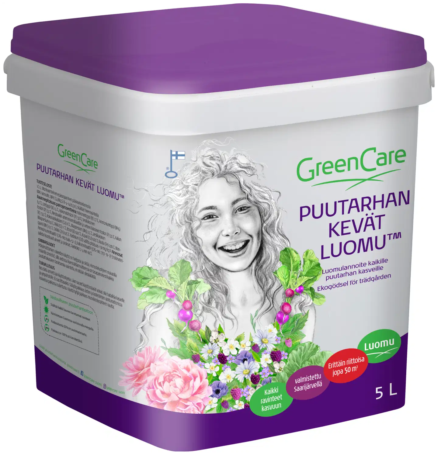 GreenCare puutarhan kevät luomu 5 l