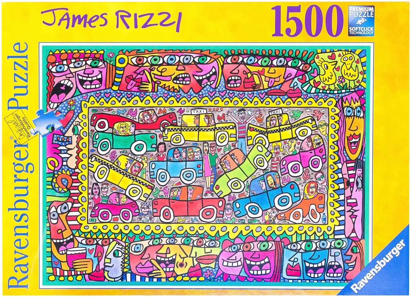 Ravensburger palapeli 1500 palaa, erilaisia - 3