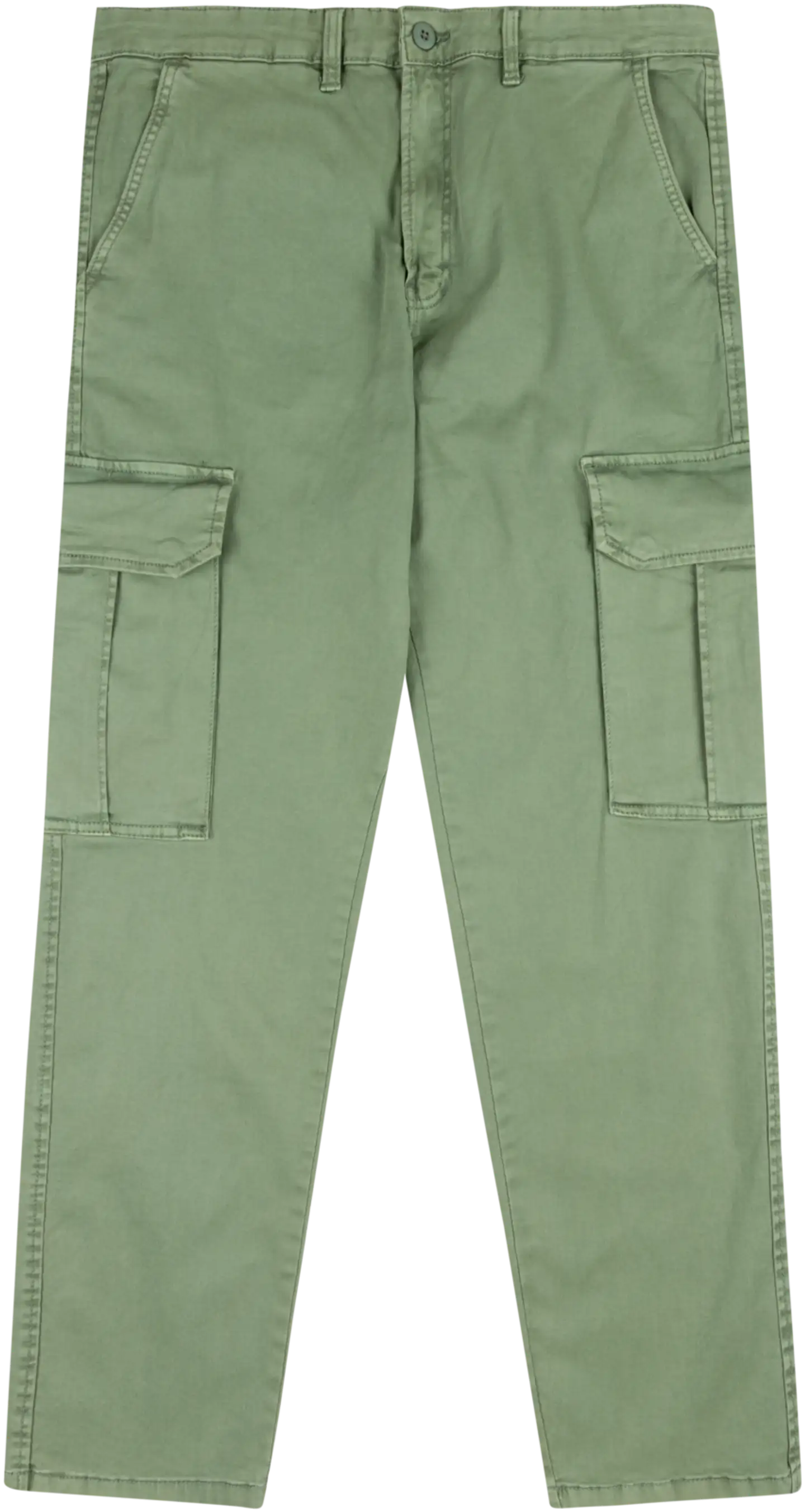 House miesten reisitaskuhousut suora lahje - Khaki green - 1