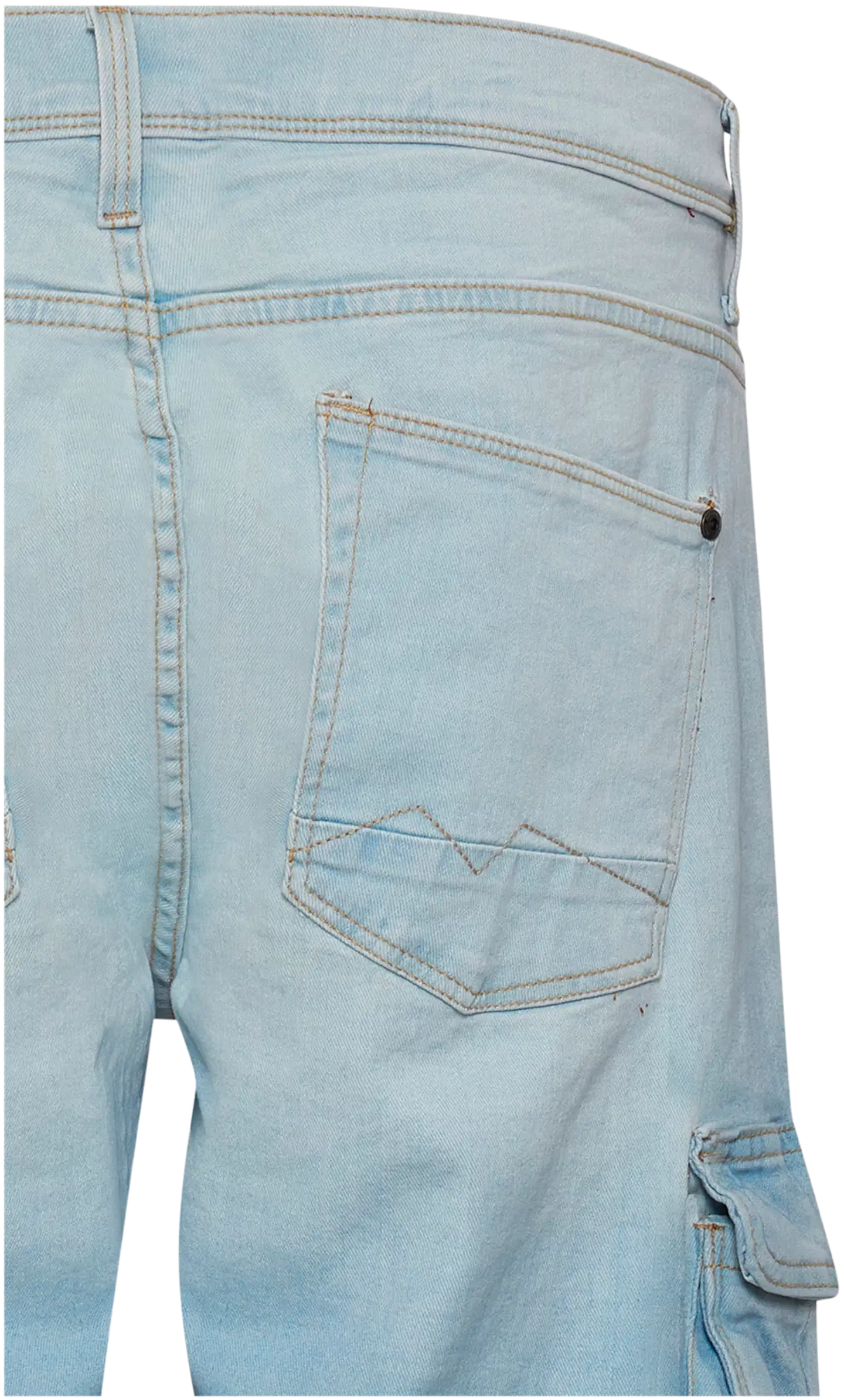 Blend miesten farkkucaprit cargotaskuilla BHTwister - LIGHT BLUE DENIM - 3