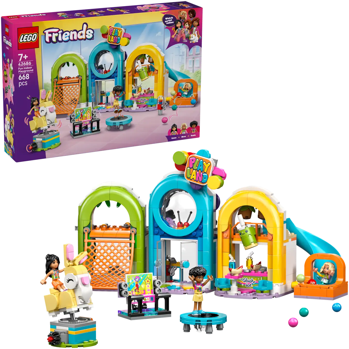 LEGO® Friends 42686 Hauska sisäleikkipaikka - 1