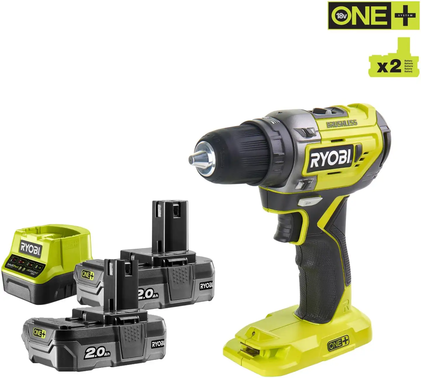 Ryobi ONE+ akkupora/ruuvinväännin R18DD5-220S