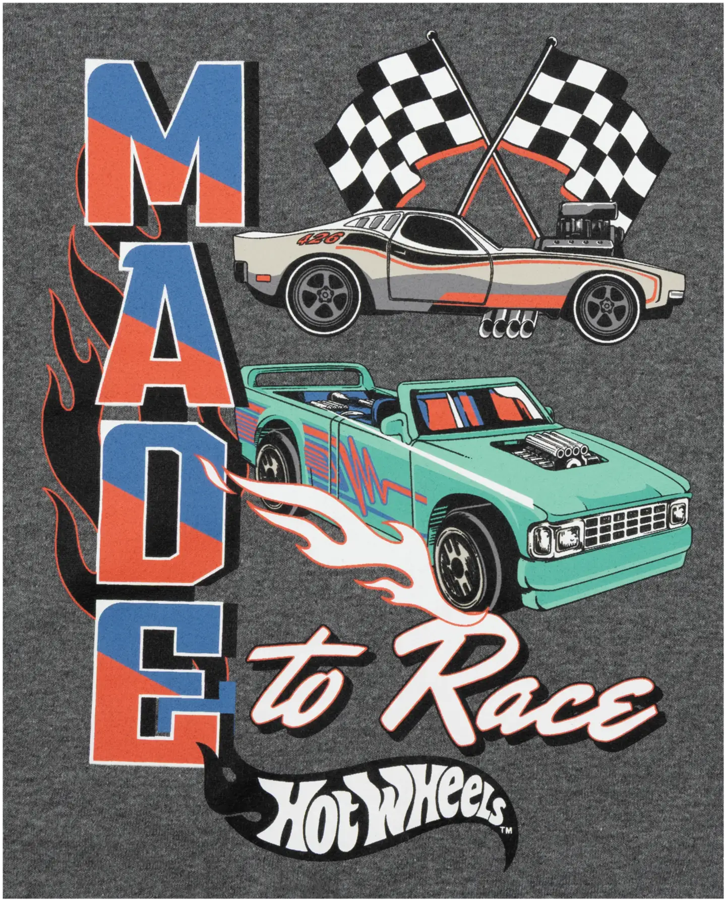 Hot Wheels lasten collegepaita A9-0071 - Charcoal Marl - 3