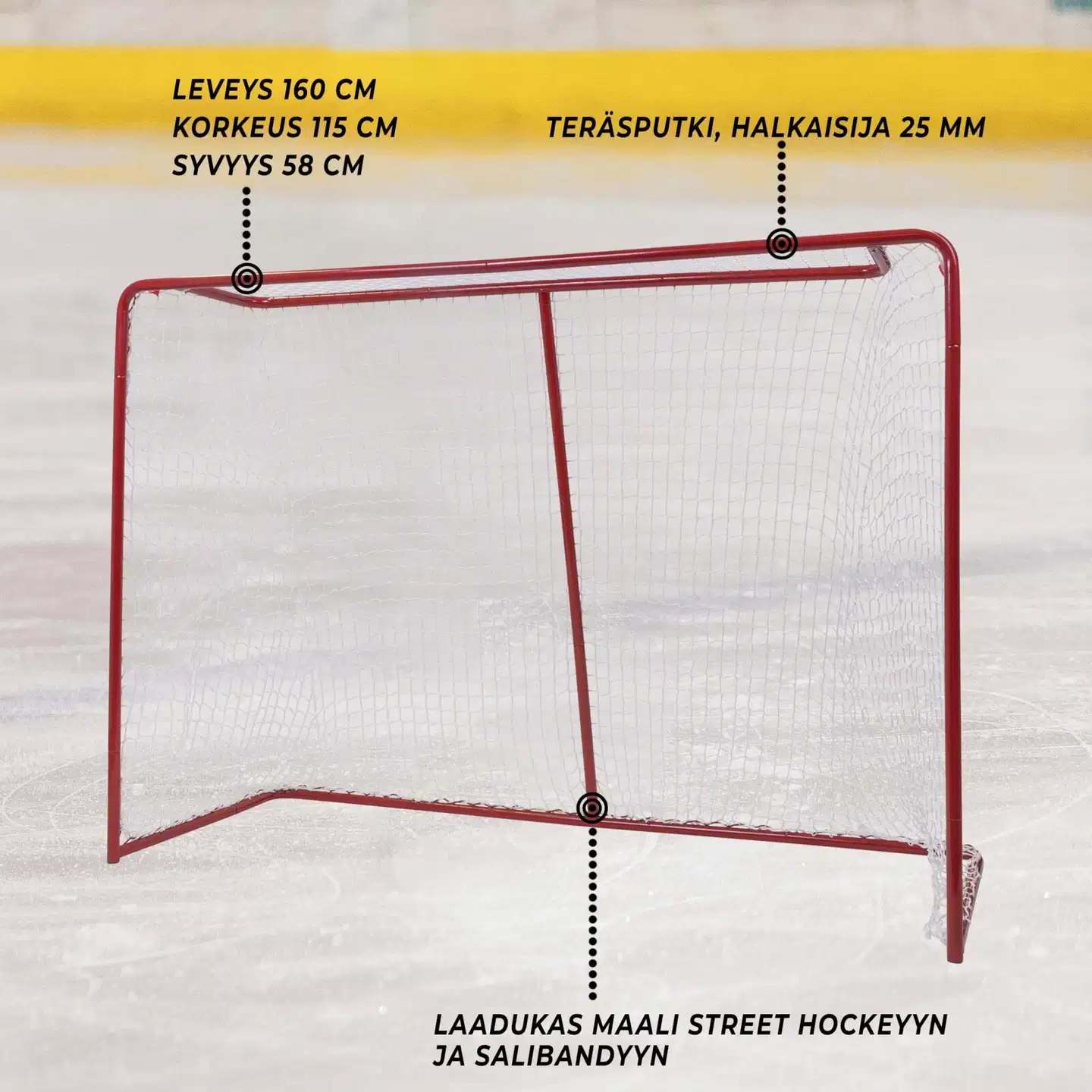 2 x street hockey maali - 2