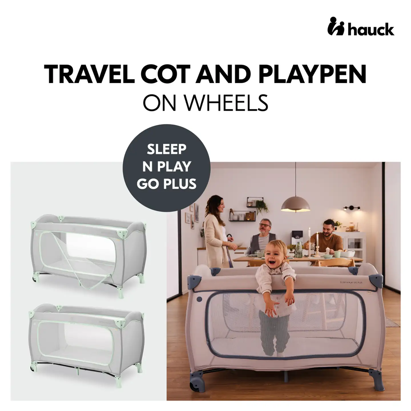 Hauck matkasänky Sleep N Play Go Plus minttu - 12
