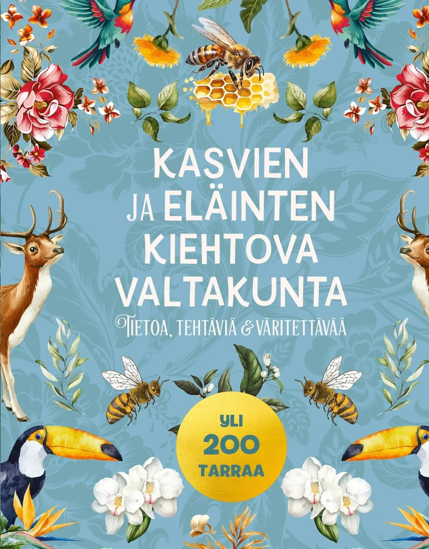 Kasvien ja eläinten kiehtova valtakunta - Tietoa, tehtäviä & väritettävää