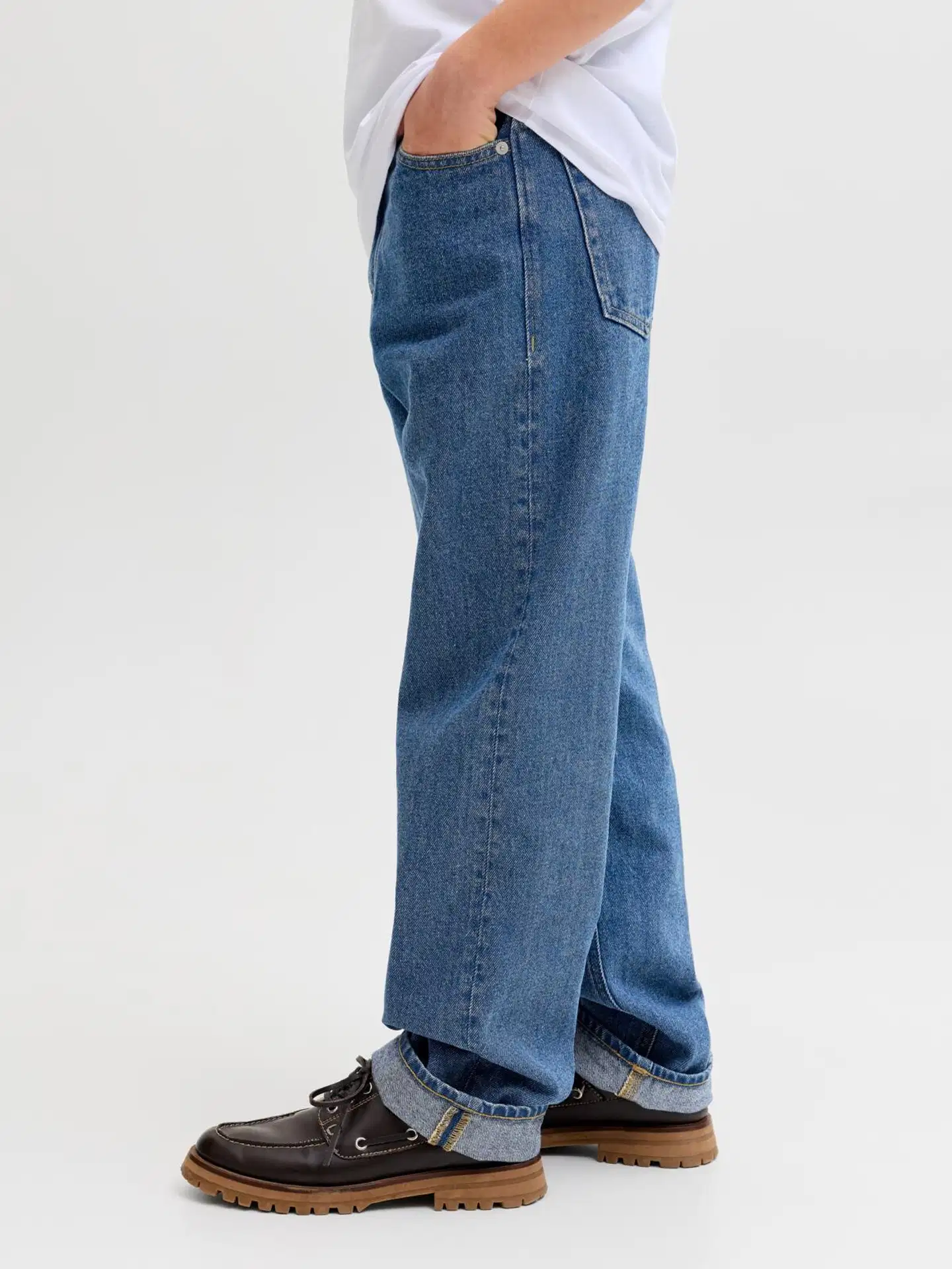 JJ REBEL JUNIOR lasten farkut - Blue Denim - 8
