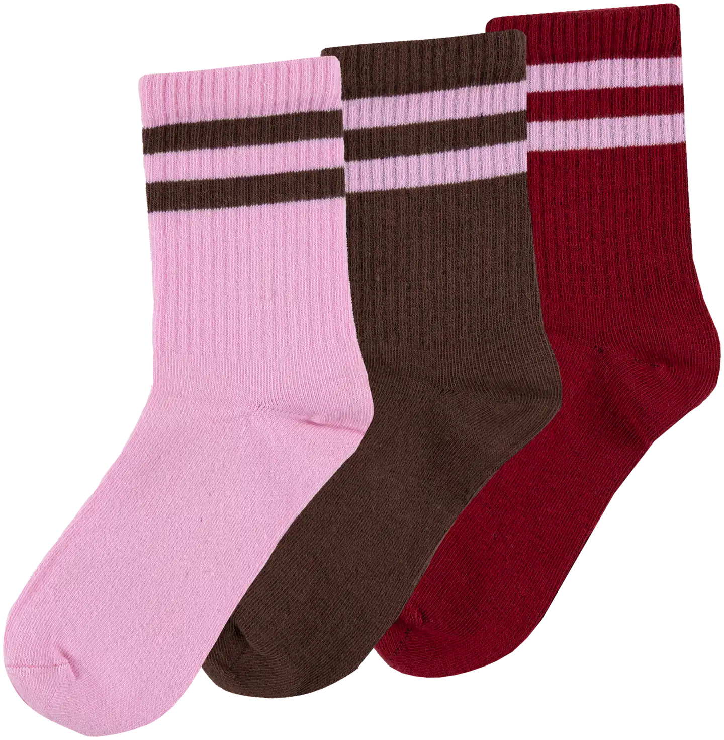 House lasten tennissukat 234H362631 3-pack - Pink/wine - 1