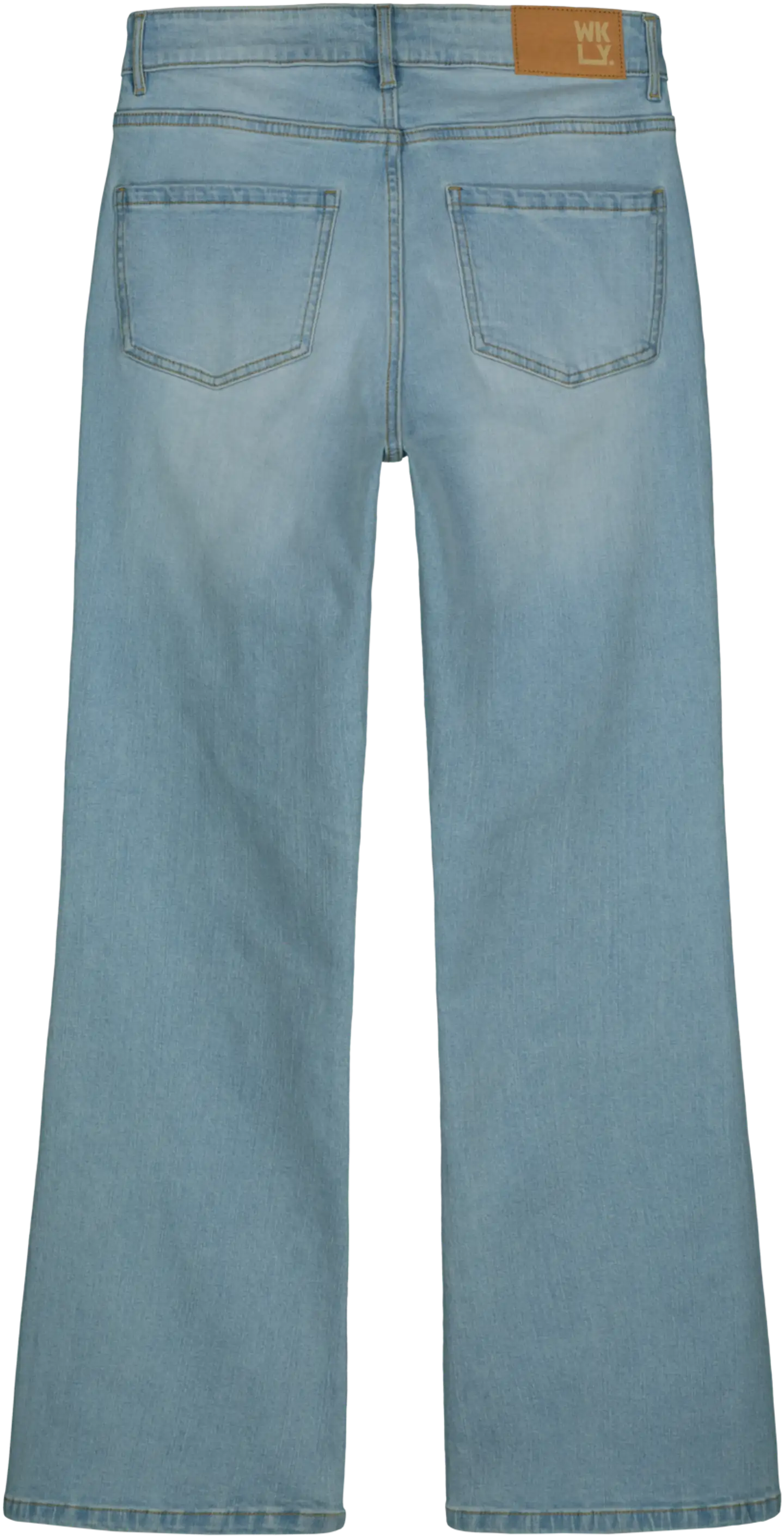 WKLY. naisten farkut Slim Flare - L.blue - 2