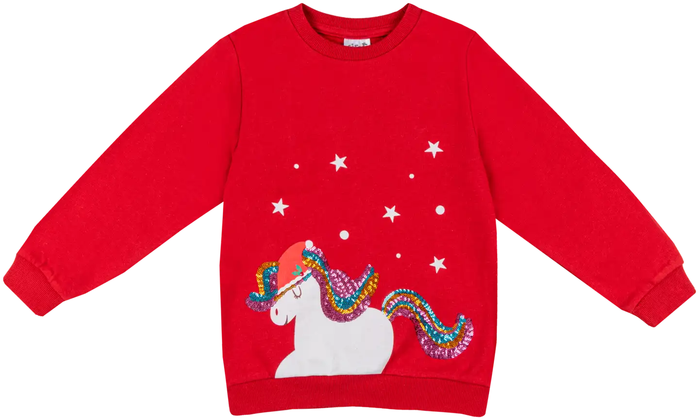 Ciraf lasten joulucollegepaita 25TC254020 - Salsa - 1