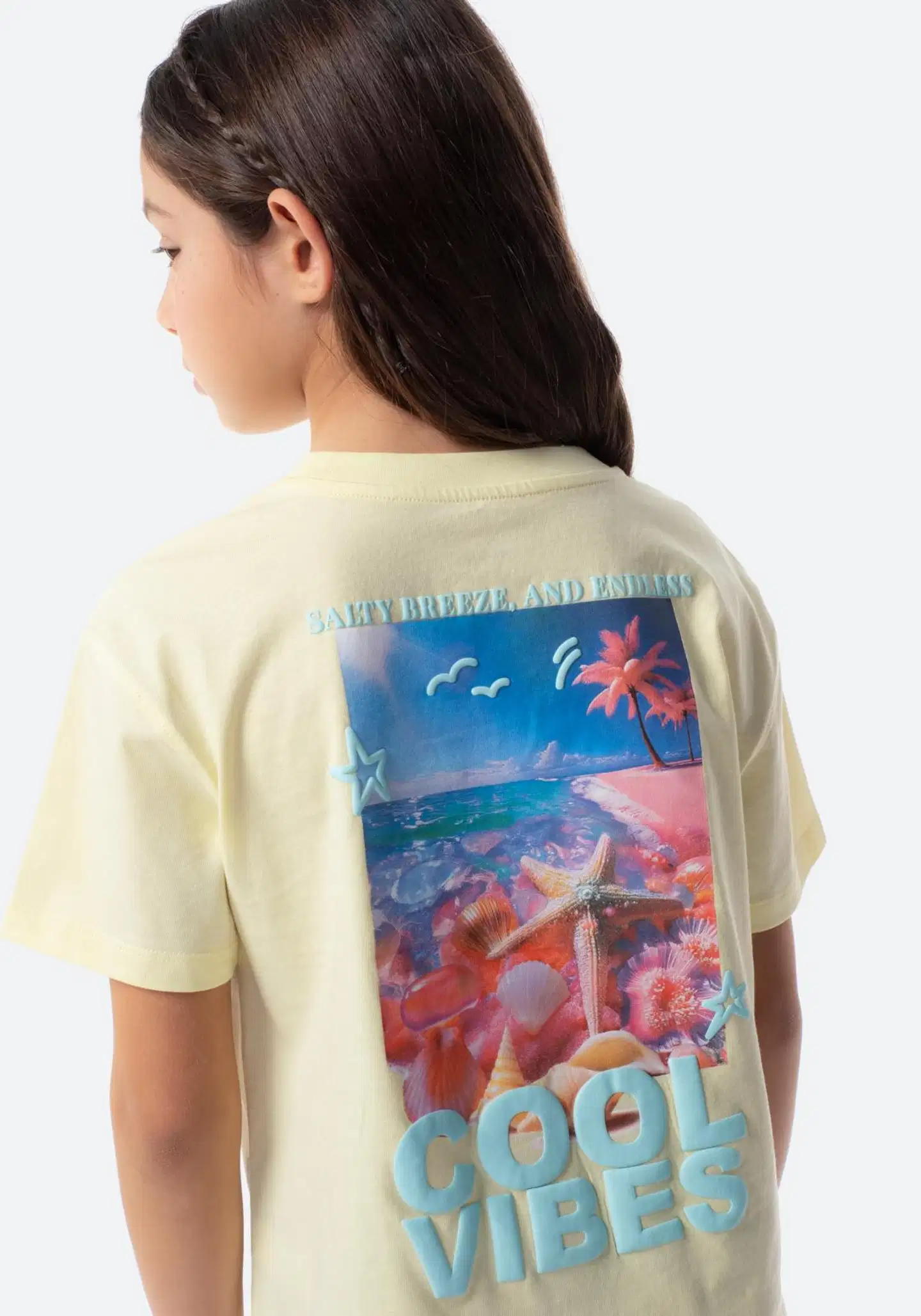 TEX lasten t-paita I276273 - YELLOW 3 - 2