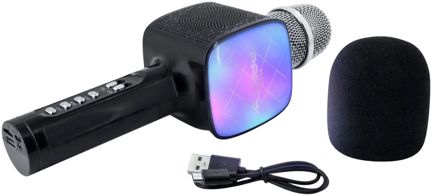 BigBen karaokemikrofoni Bluetooth yhteydellä musta - 6