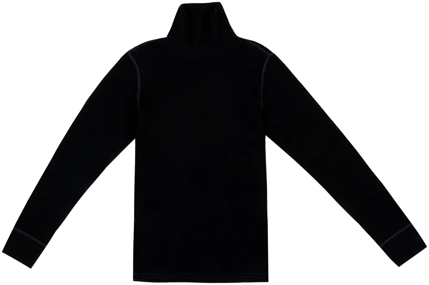 House lasten aluspaita merinovillaa 231H332542 - 19-0303tcx jet black - 1