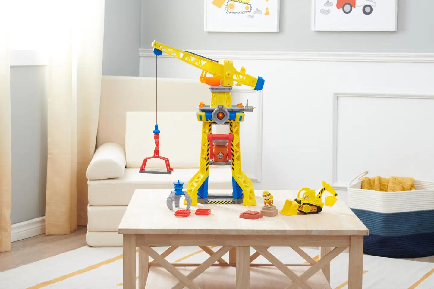 Rubble & Crew Crane Tower Playset - 14