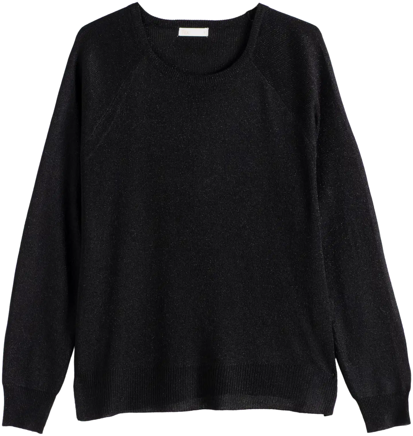 TEX naisten kimalleneule I286115 - BLACK 1 - 5