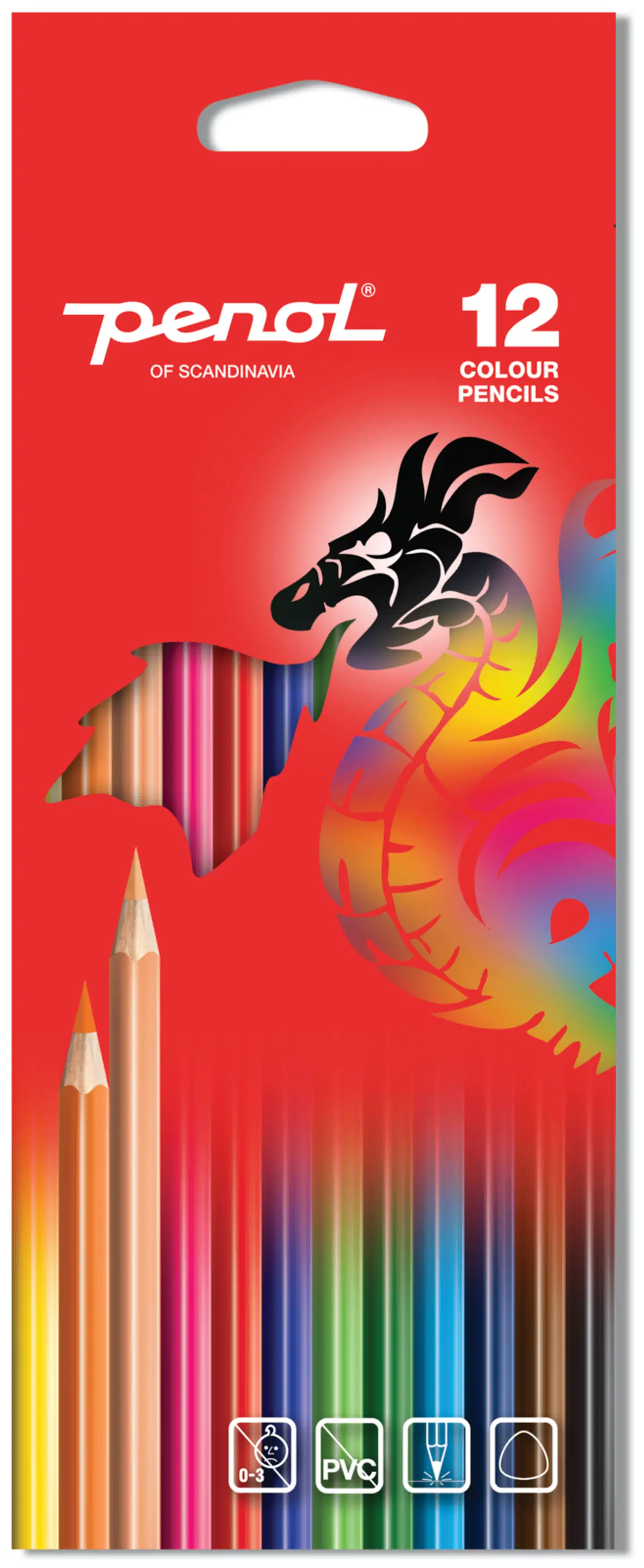 Penol värikynät Standard 12 kpl