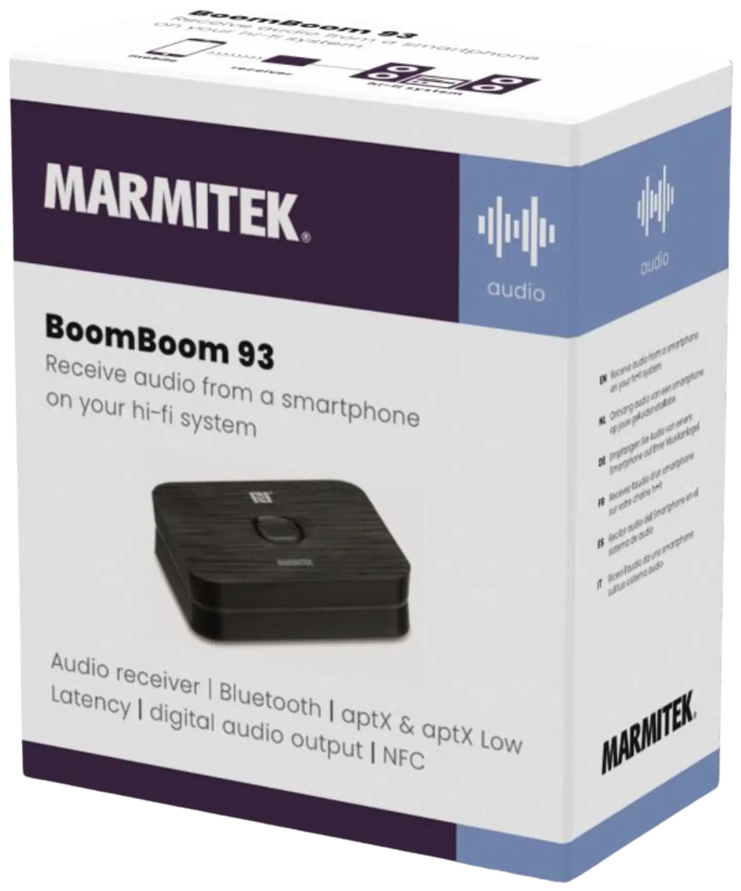 Marmitek Bluetooth aptX vastaanotin BoomBoom 93 - 9