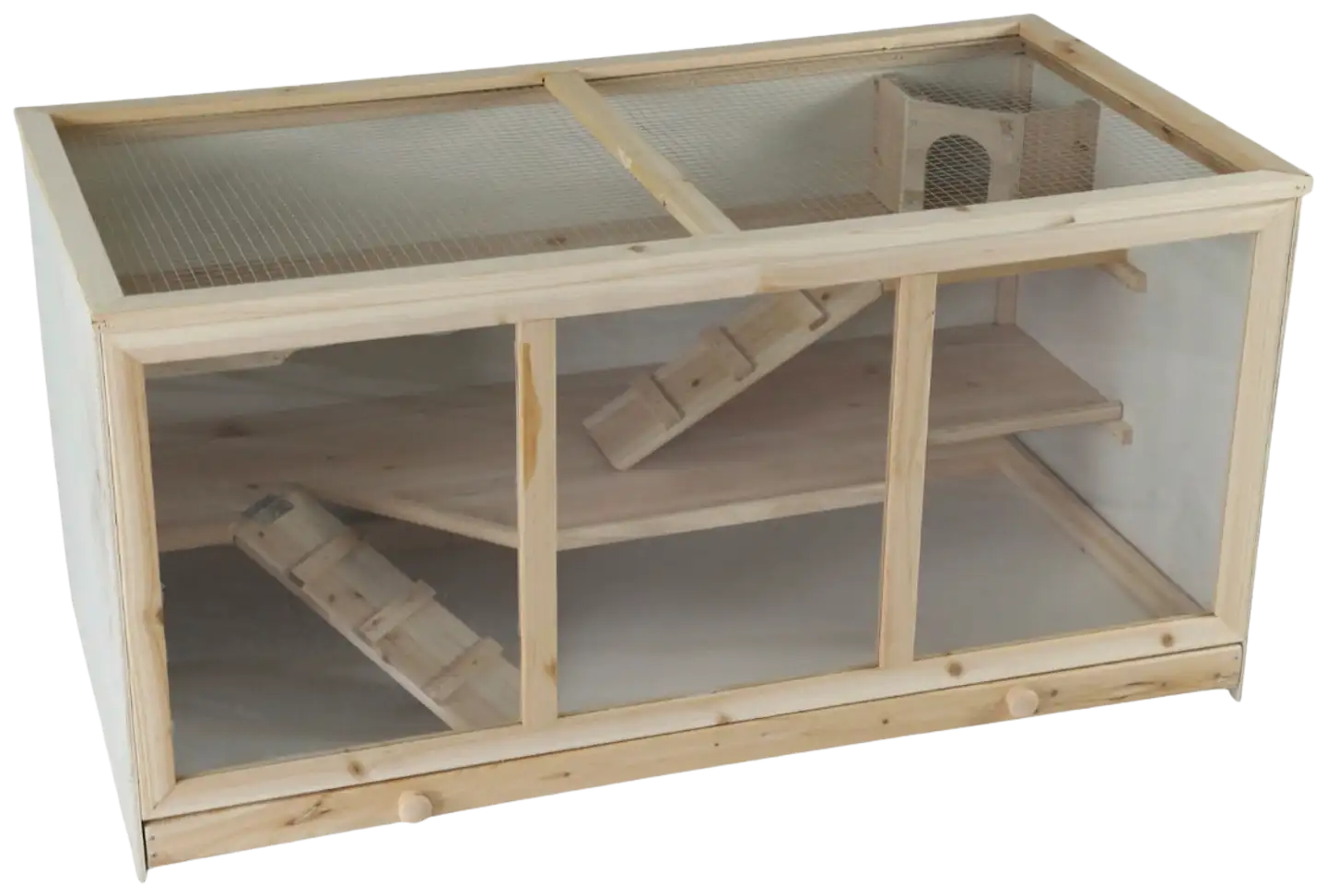 Trekker hamsterin häkki 116x60x58 cm puinen - 2
