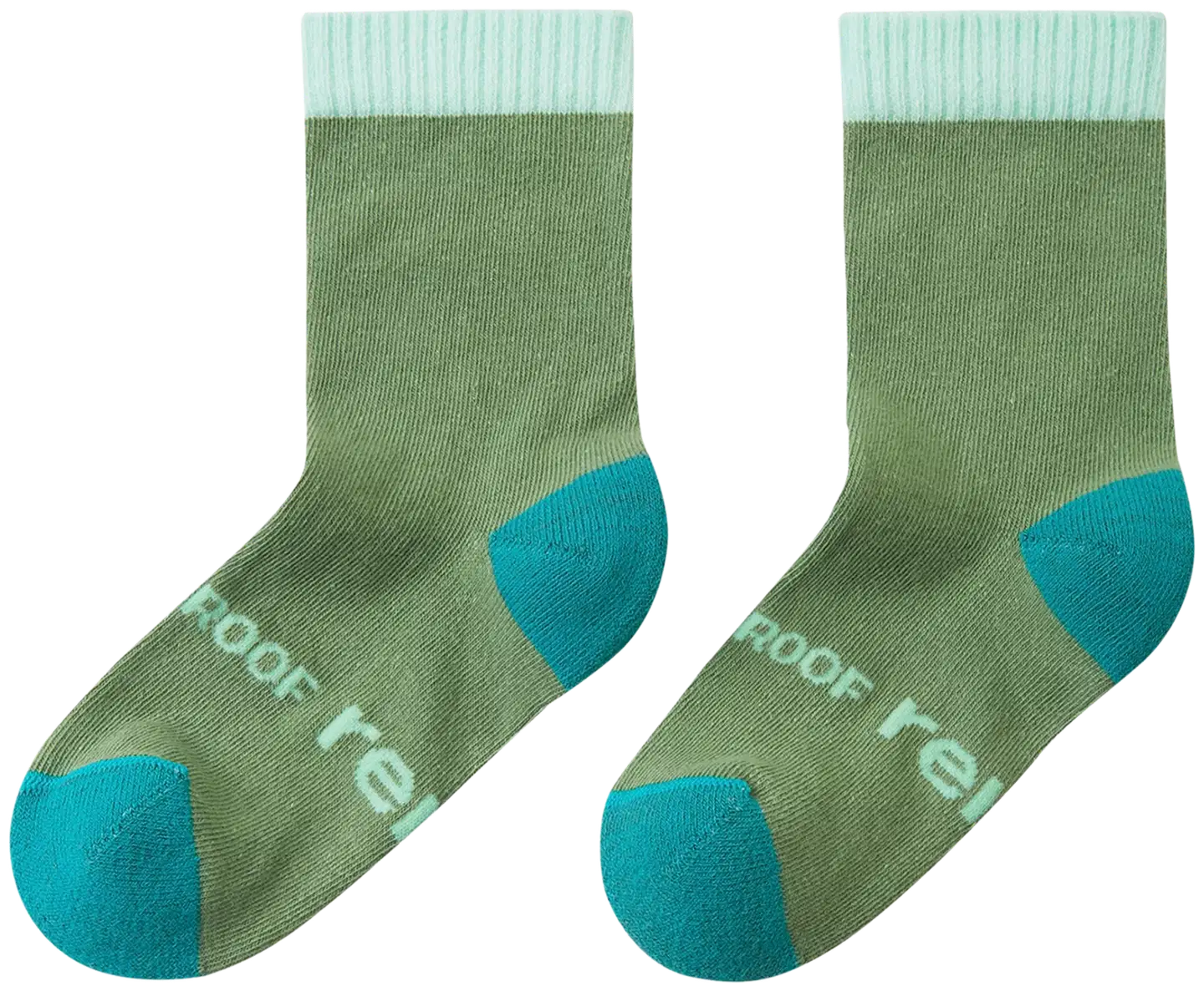 Reima lasten hyönteissuojasukat Karkotin - Stone Green - 1