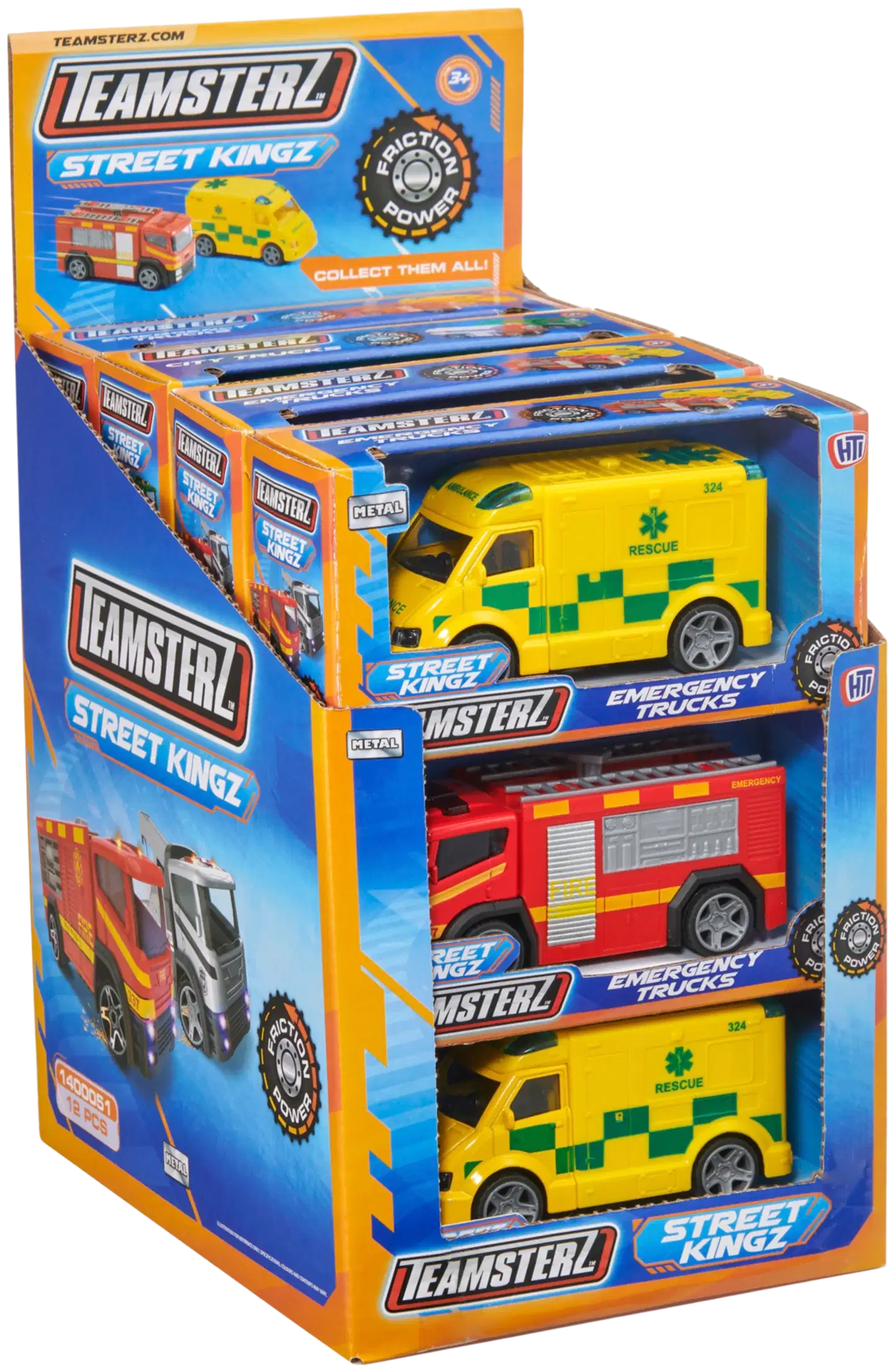Teamsterz Sreet Kingz Emergency Trucks Friction -ajoneuvo - 6