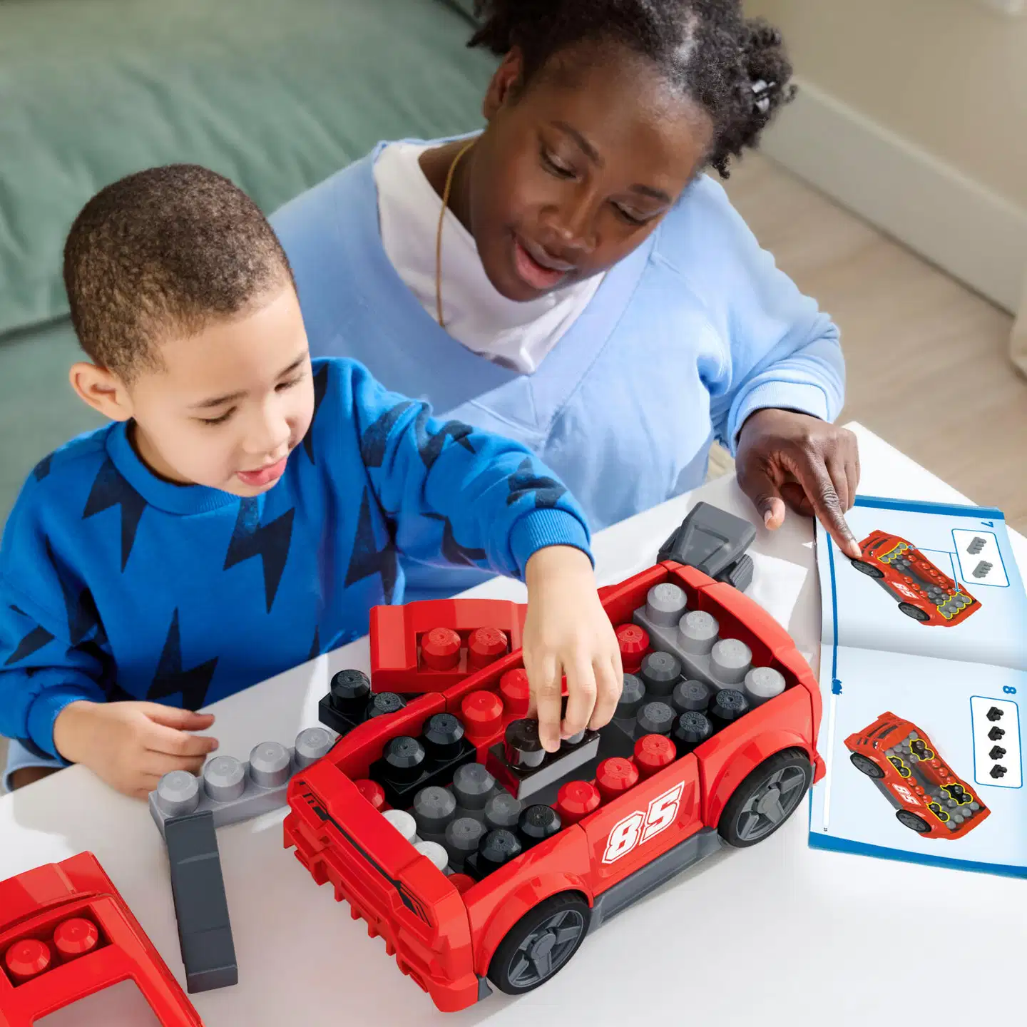 Mega Bloks Build & Go Race Car -rakennussetti - 4