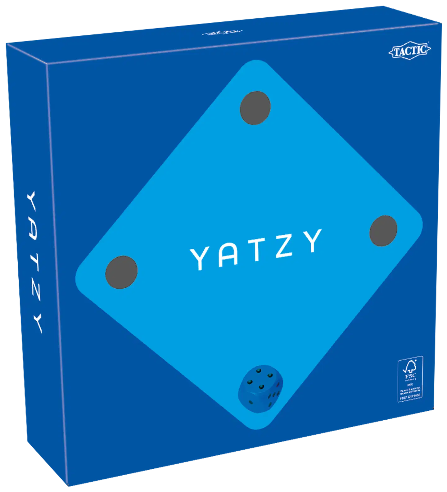 Tactic Noppapeli Yatzy Minimalist sininen - 1