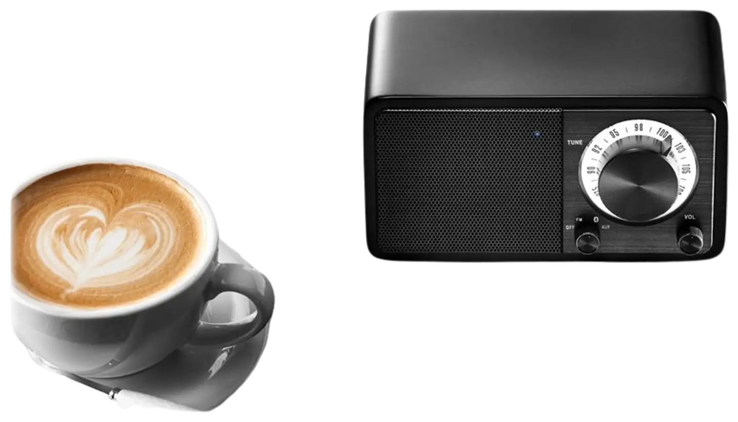 Sangean radio bluetooth kaiuttimella Sangean Genuine Mini (WR-7) musta - 3