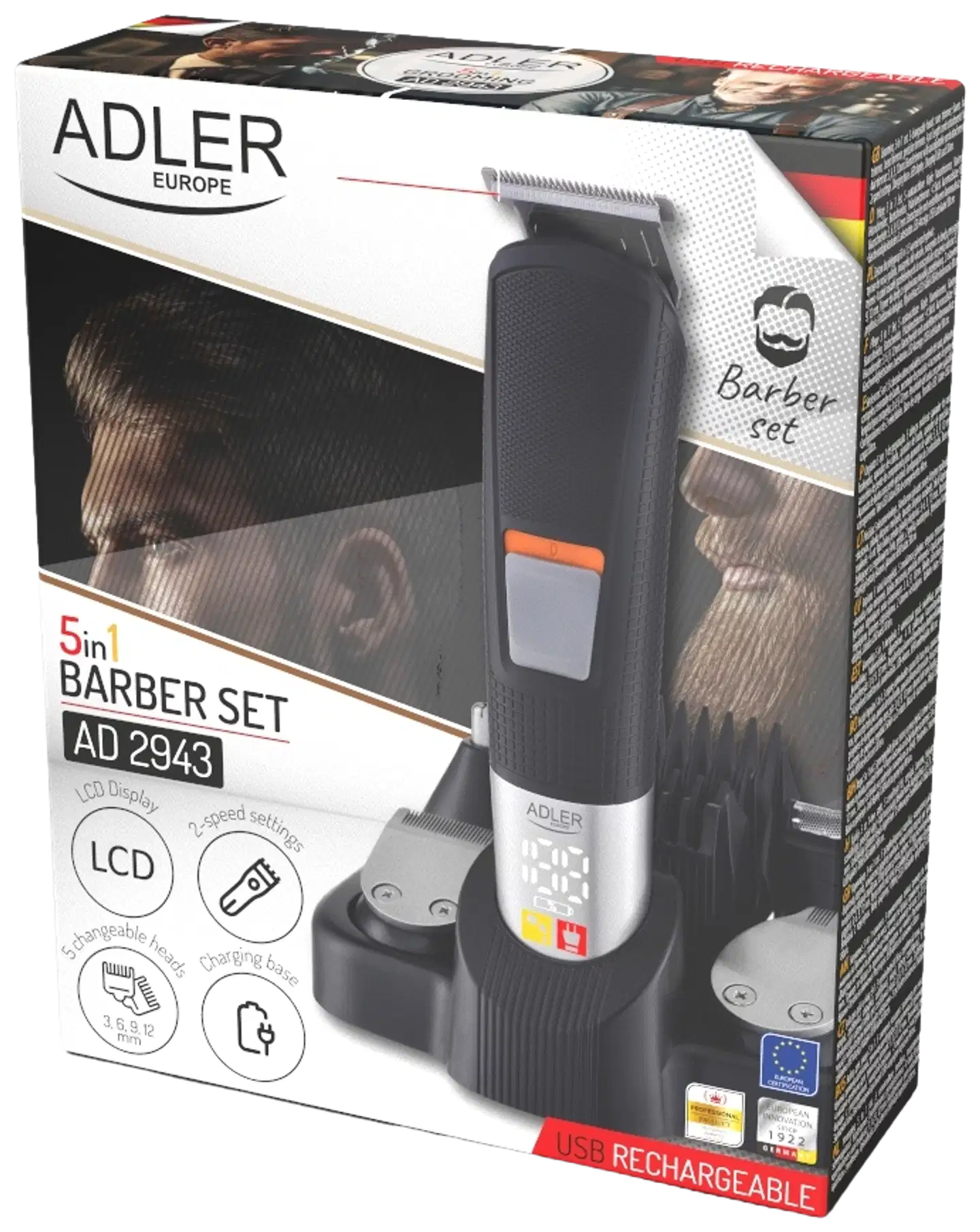 Adler trimmeri 5-in-1 - 4