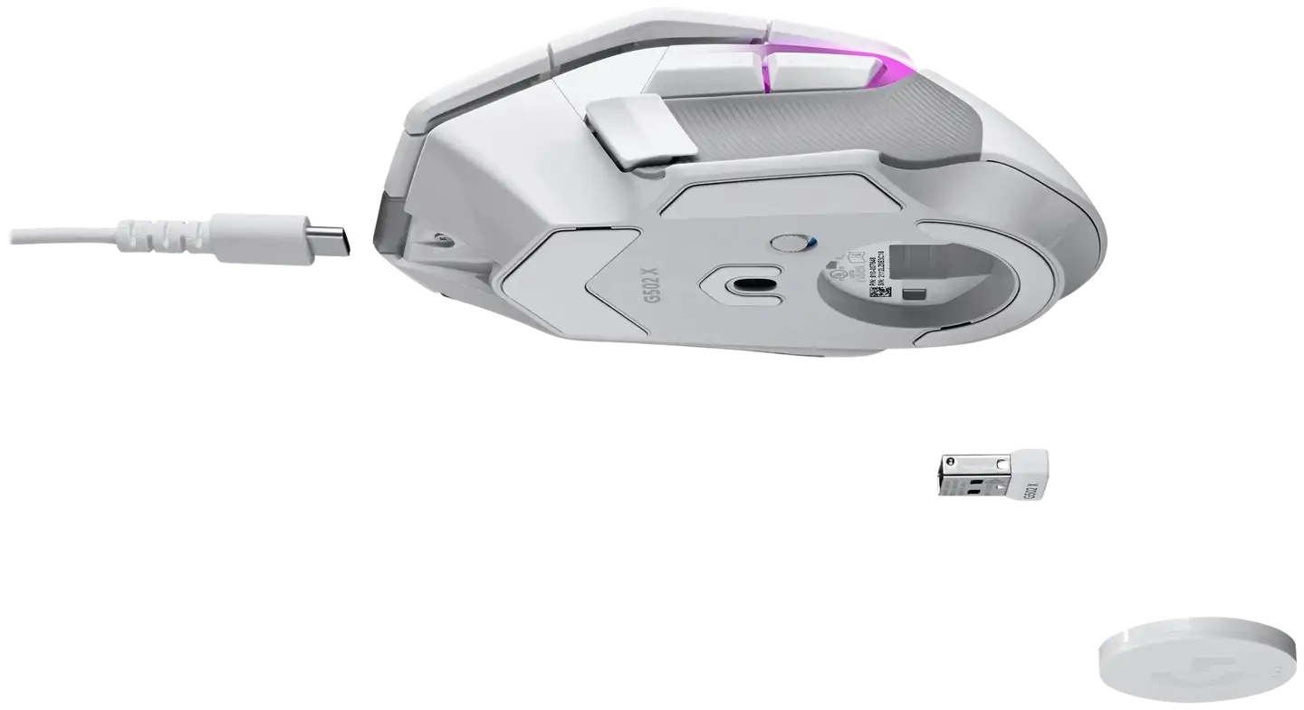 Logitech langaton pelihiiri G502 X Plus Lightspeed - 7