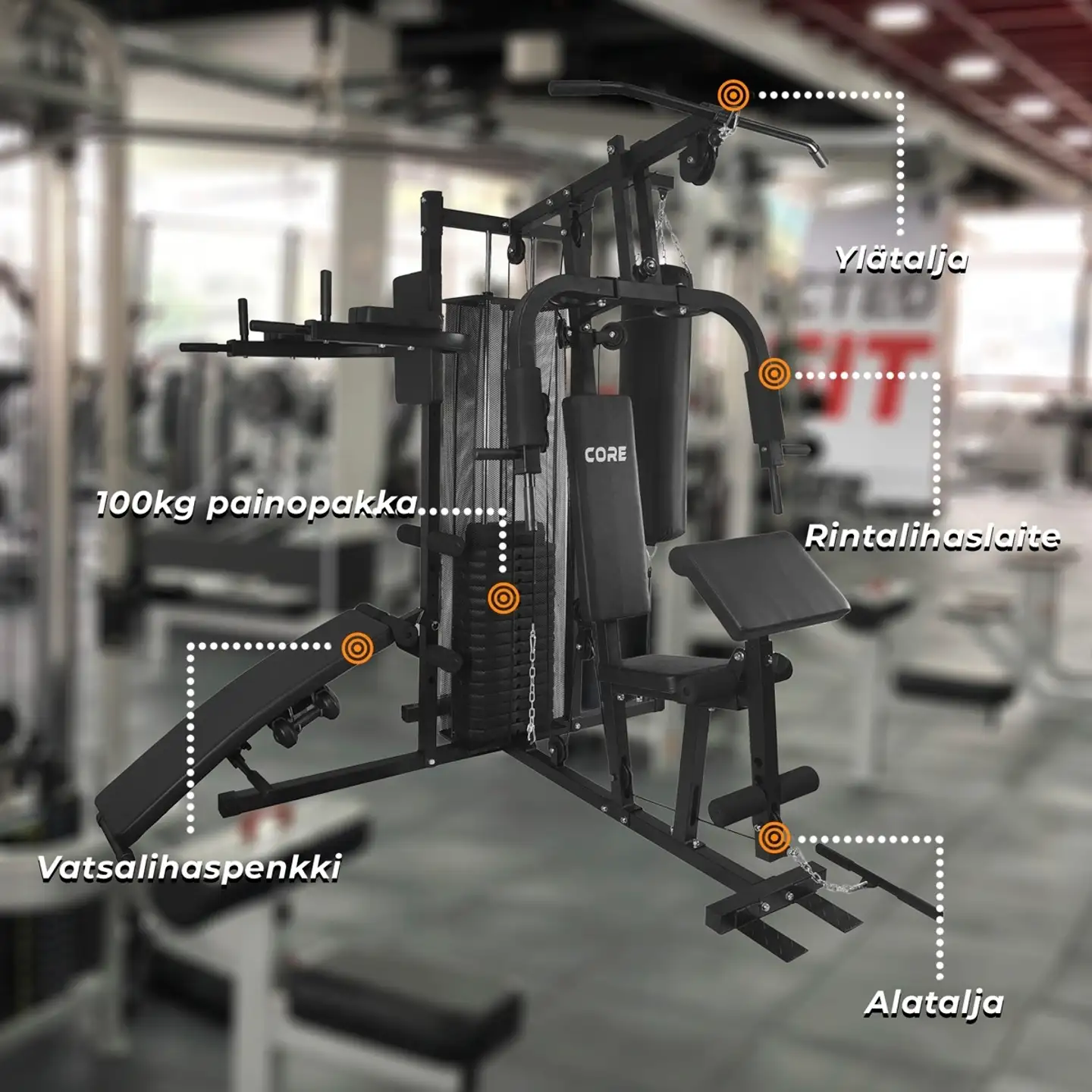 Core Kuntokeskus 100 Kg - 6