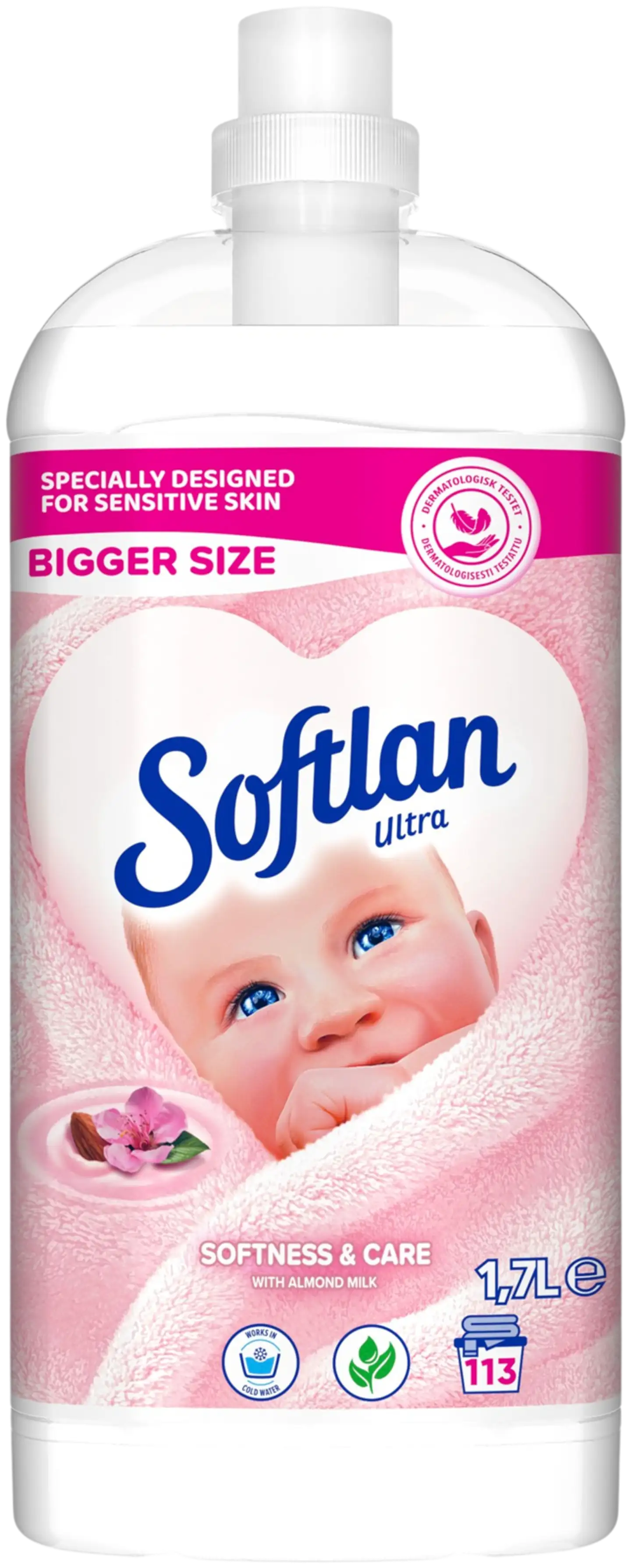 Softlan Ultra Softness & Care huuhteluaine 1700ml