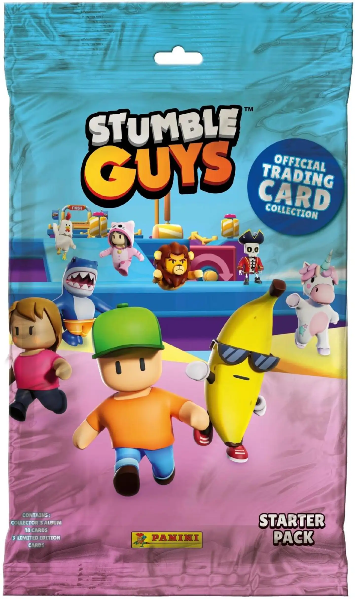 Stumble Guys -aloituspakkaus kortit 2024 Official Trading Card Collection aloituspakkaus