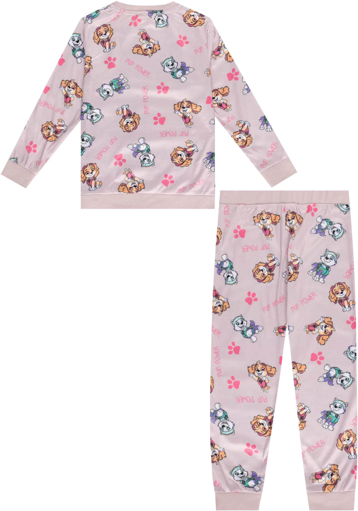 Paw Patrol lasten fleecesetti Ryhmä Hau PTQ70021 - Pink - 2